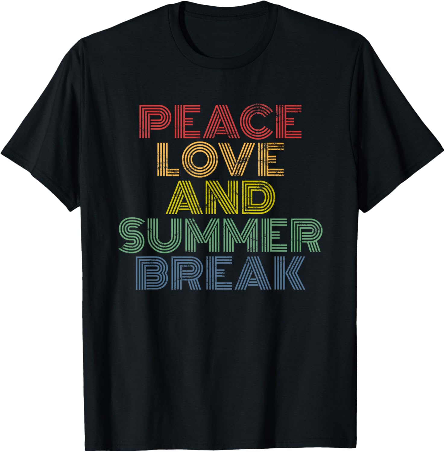 Summer Break -Teacher Shirt - Summer Vacation distressed