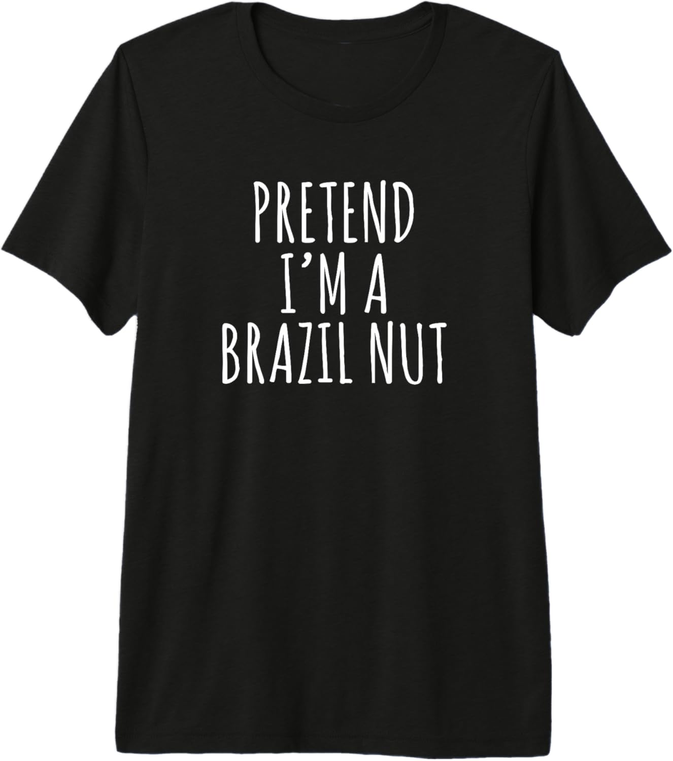 Lazy Halloween Costume Pretend I'm A Brazil Nut Simple