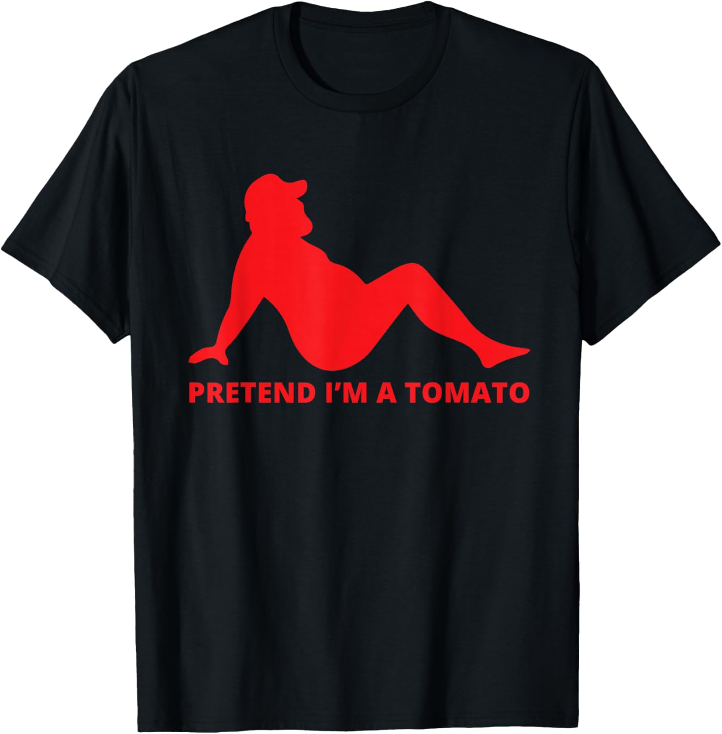 Pretend I'm A Tomato Simple Easy Lazy Halloween Costume