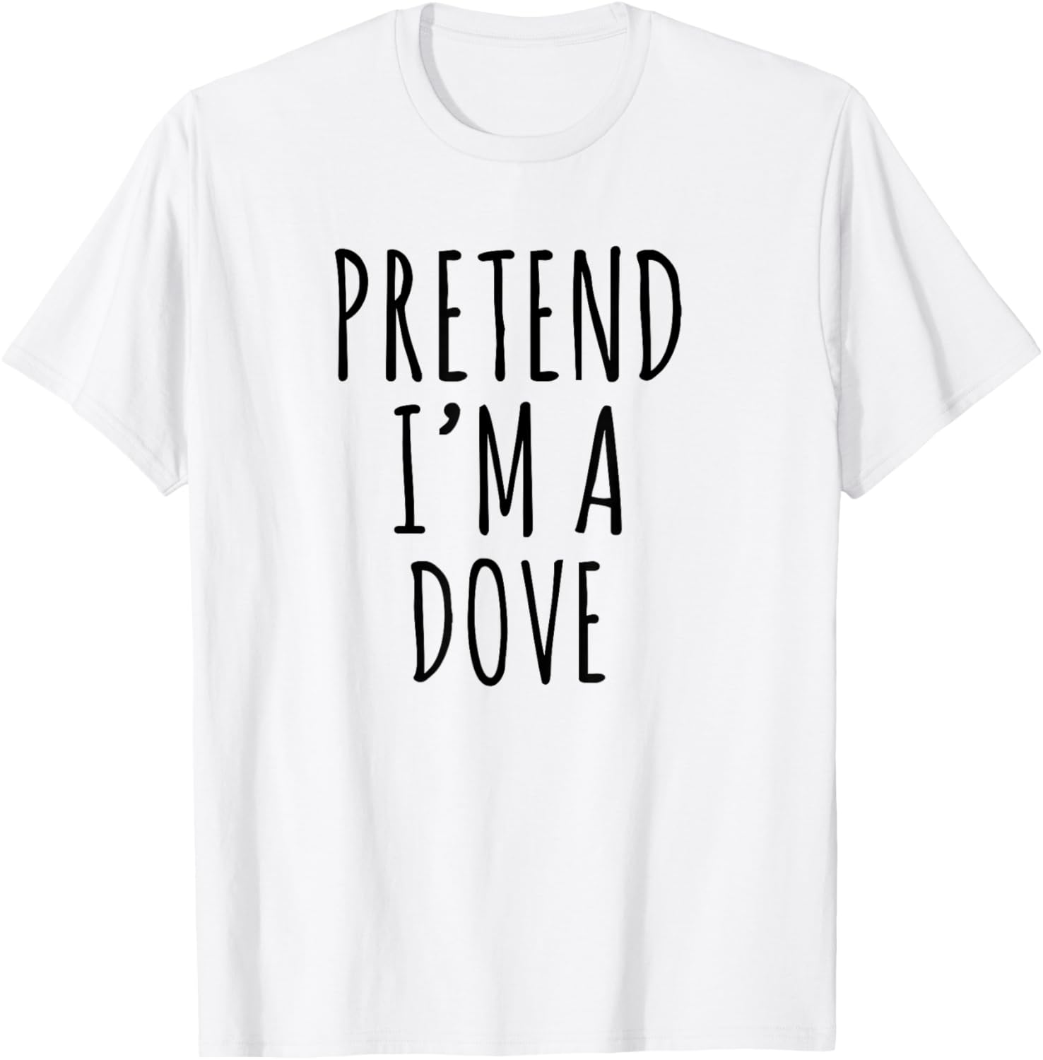 Lazy Halloween Costume Pretend I'm A Dove Simple