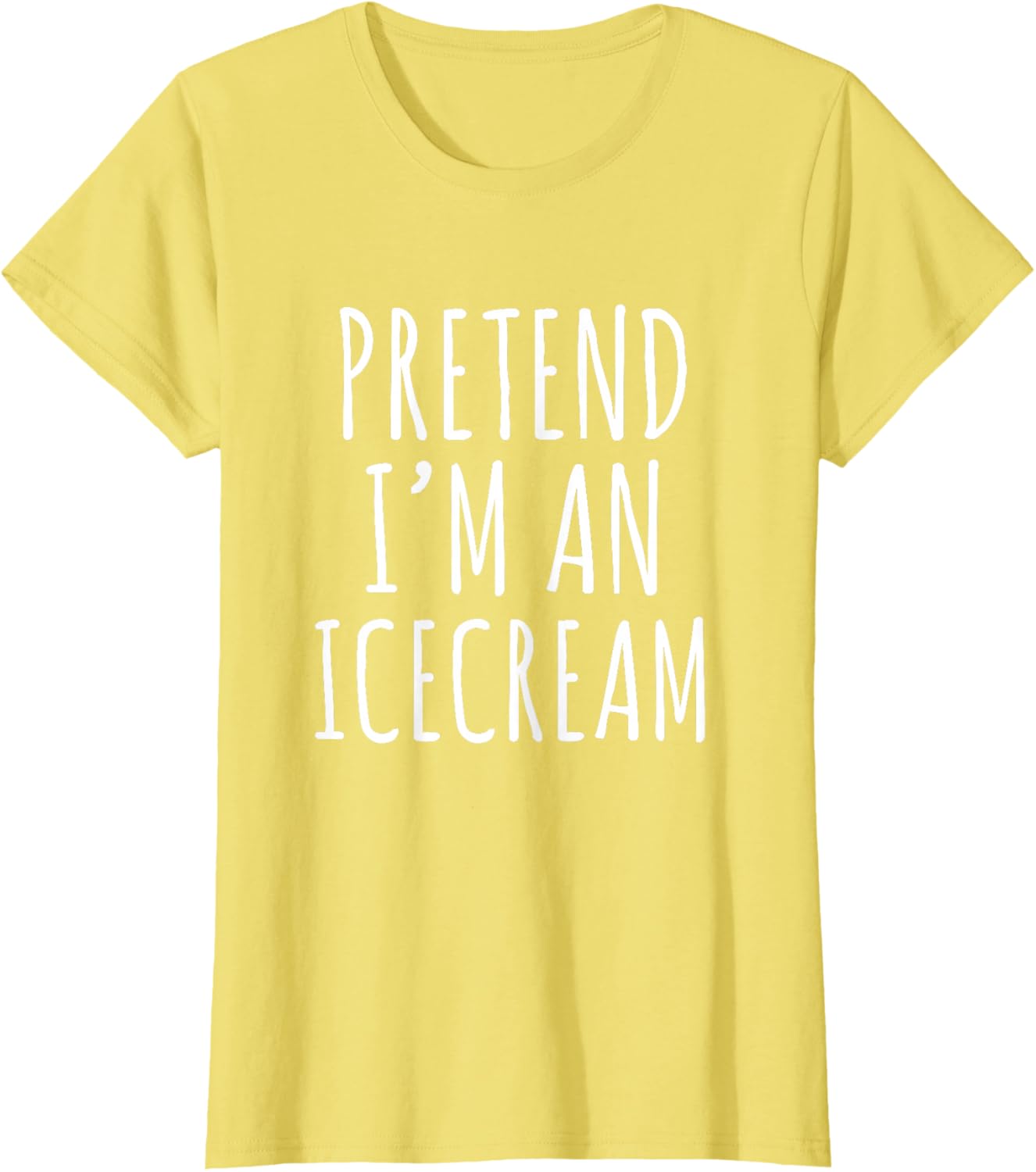 Lazy Halloween Costume Pretend I'm An Icecream Simple