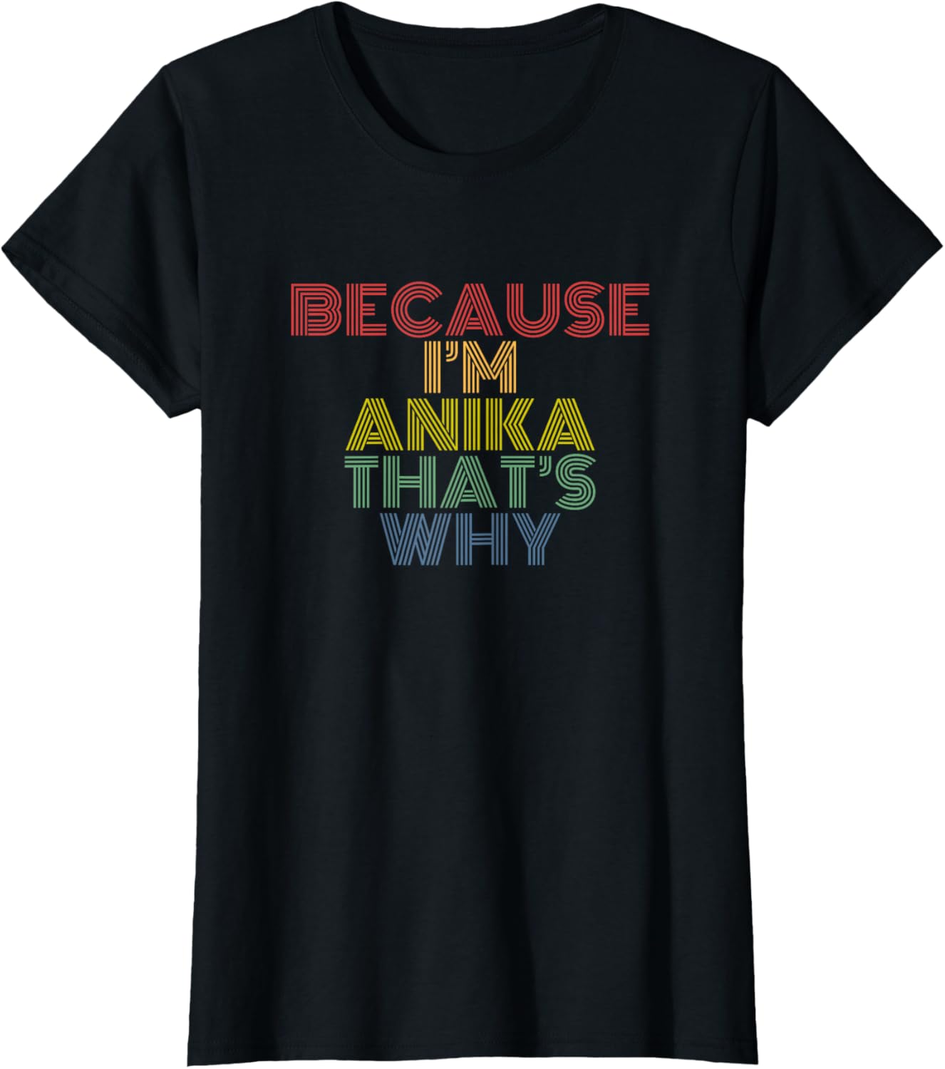 Because I'm Anika That's Why Funny Personalized Name