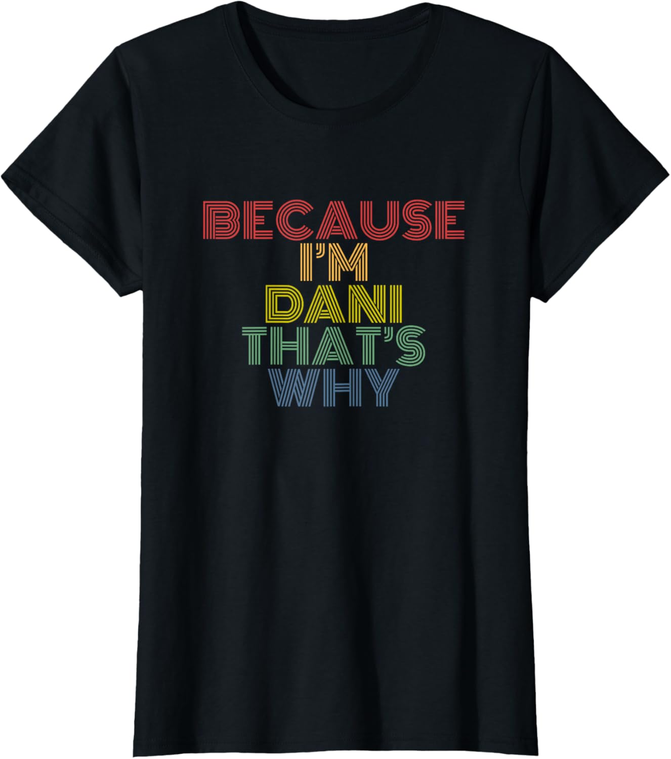 Because I'm Dani That's Why Funny Personalized Name