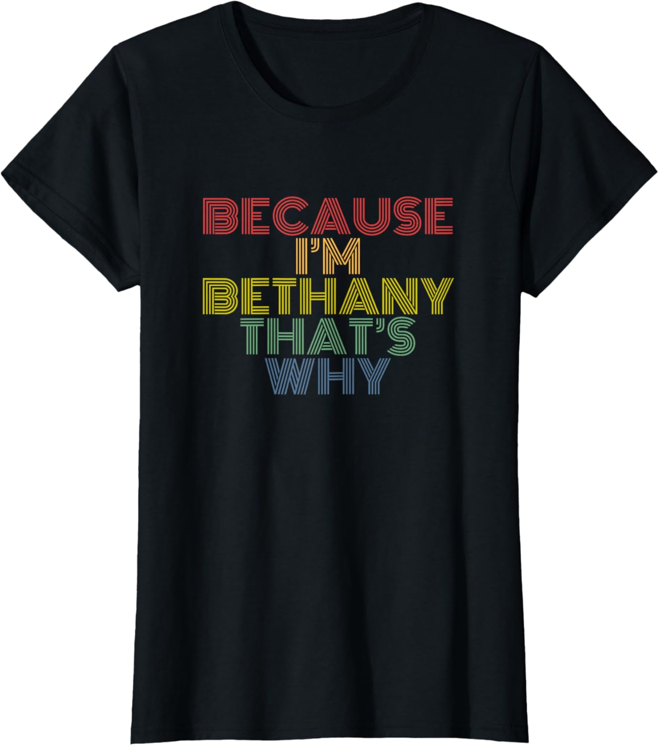 Because I'm Bethany That's Why Funny Personalized Name