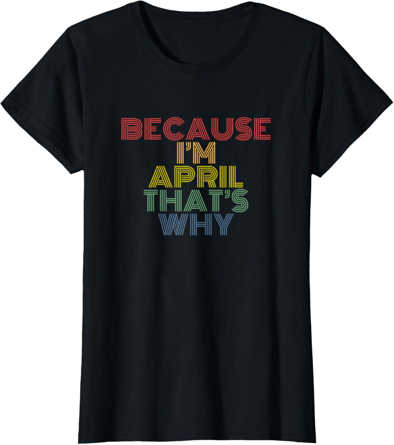 Because I'm April That's Why Funny Personalized Name