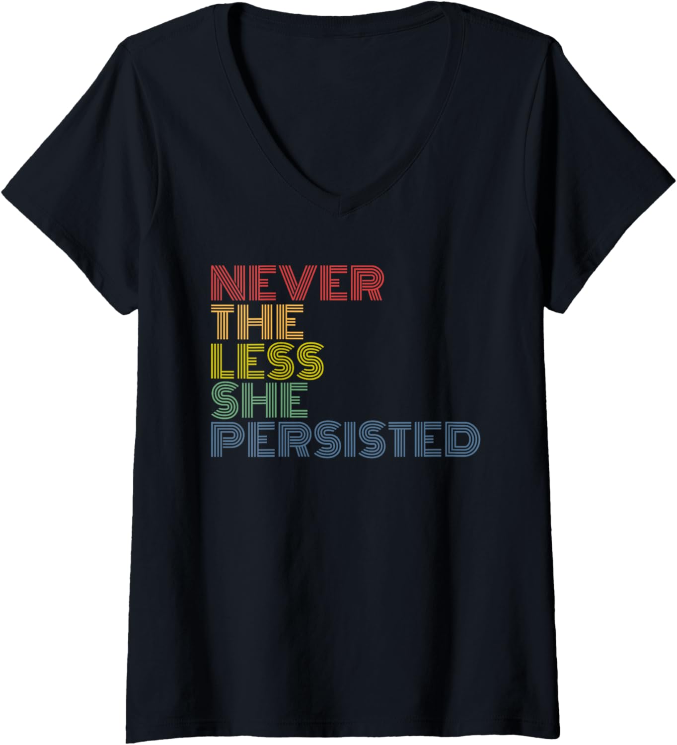 Never The Less She Persisted retro 70s vintage style