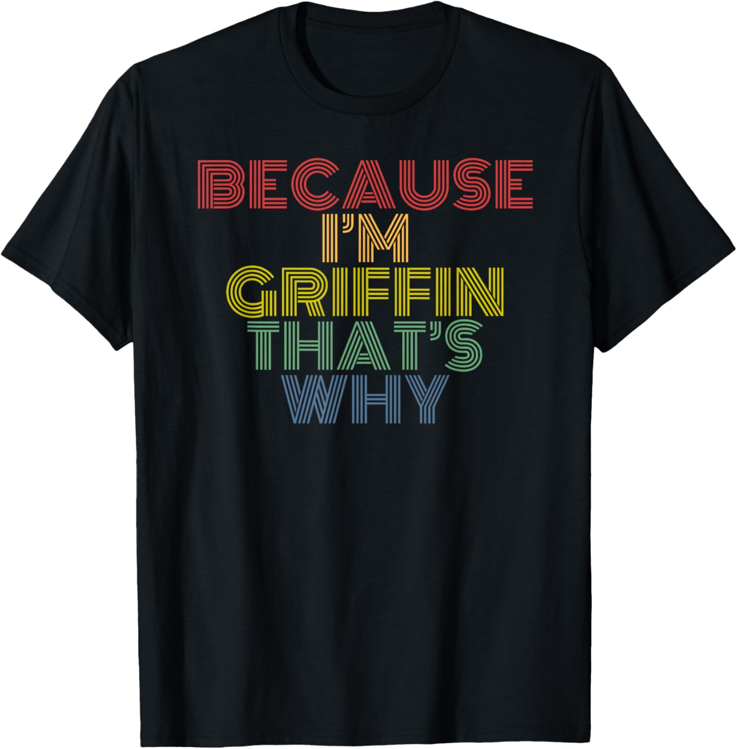 Because I'm Griffin That's Why Funny Personalized Name