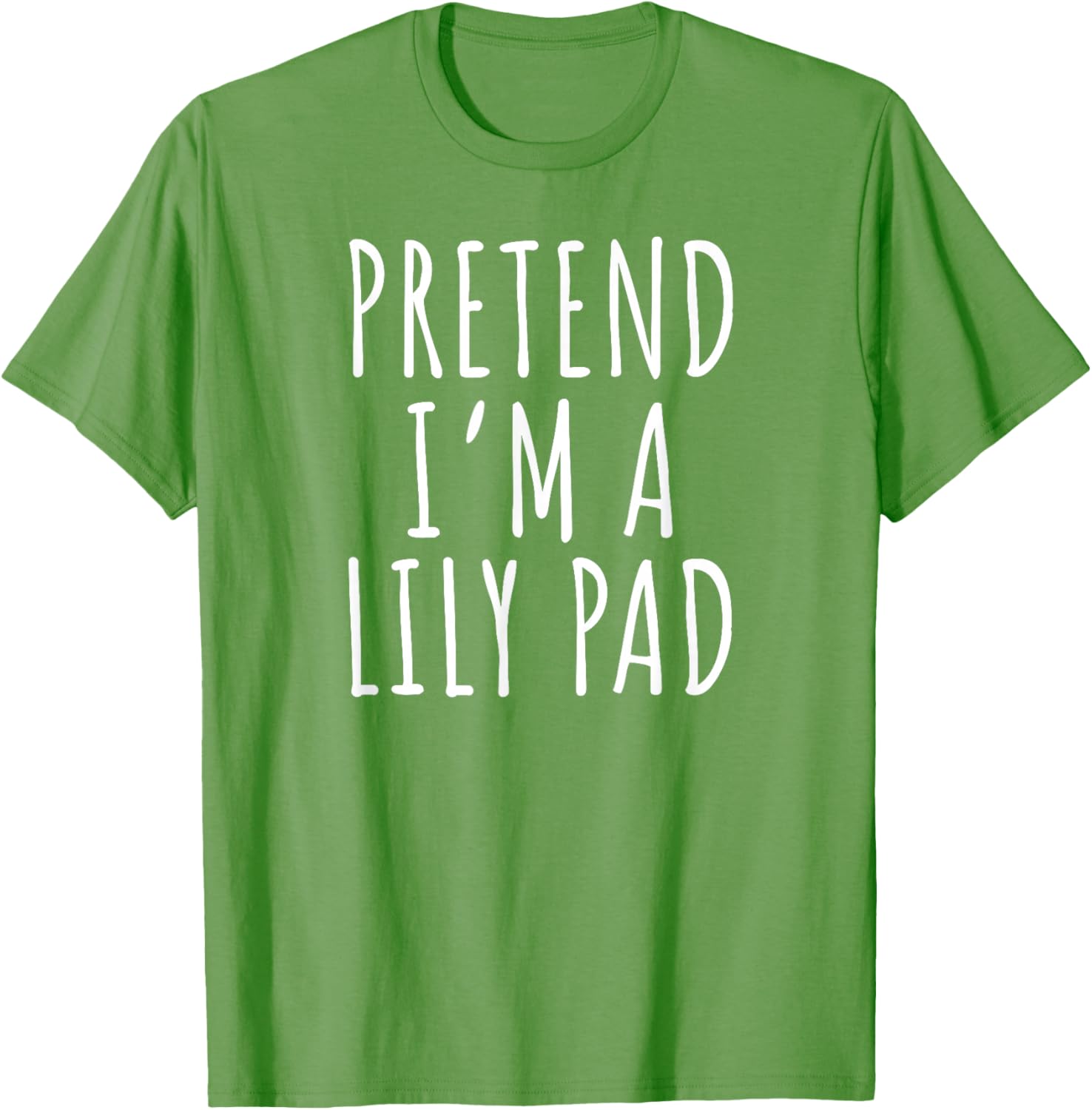 Lily Pad Pretend Funny Frog Nature Joke Tee