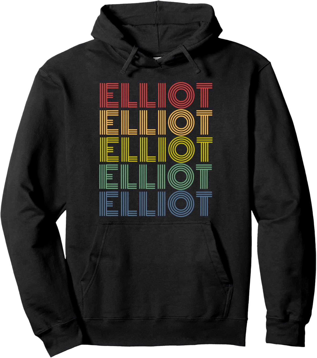 Elliot Personalized Name Retro 70s Vintage