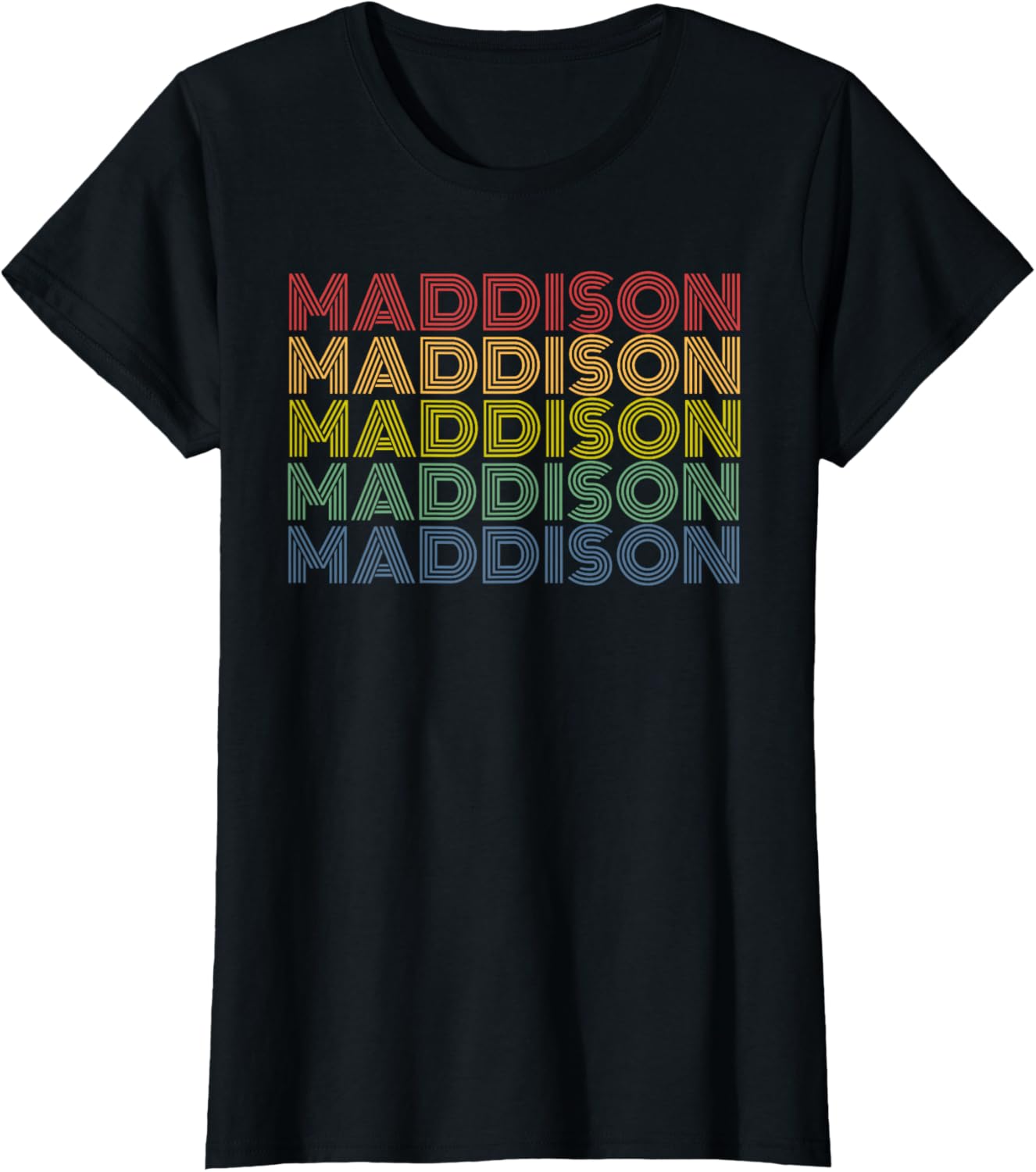Maddison Personalized Name Retro 70s Vintage