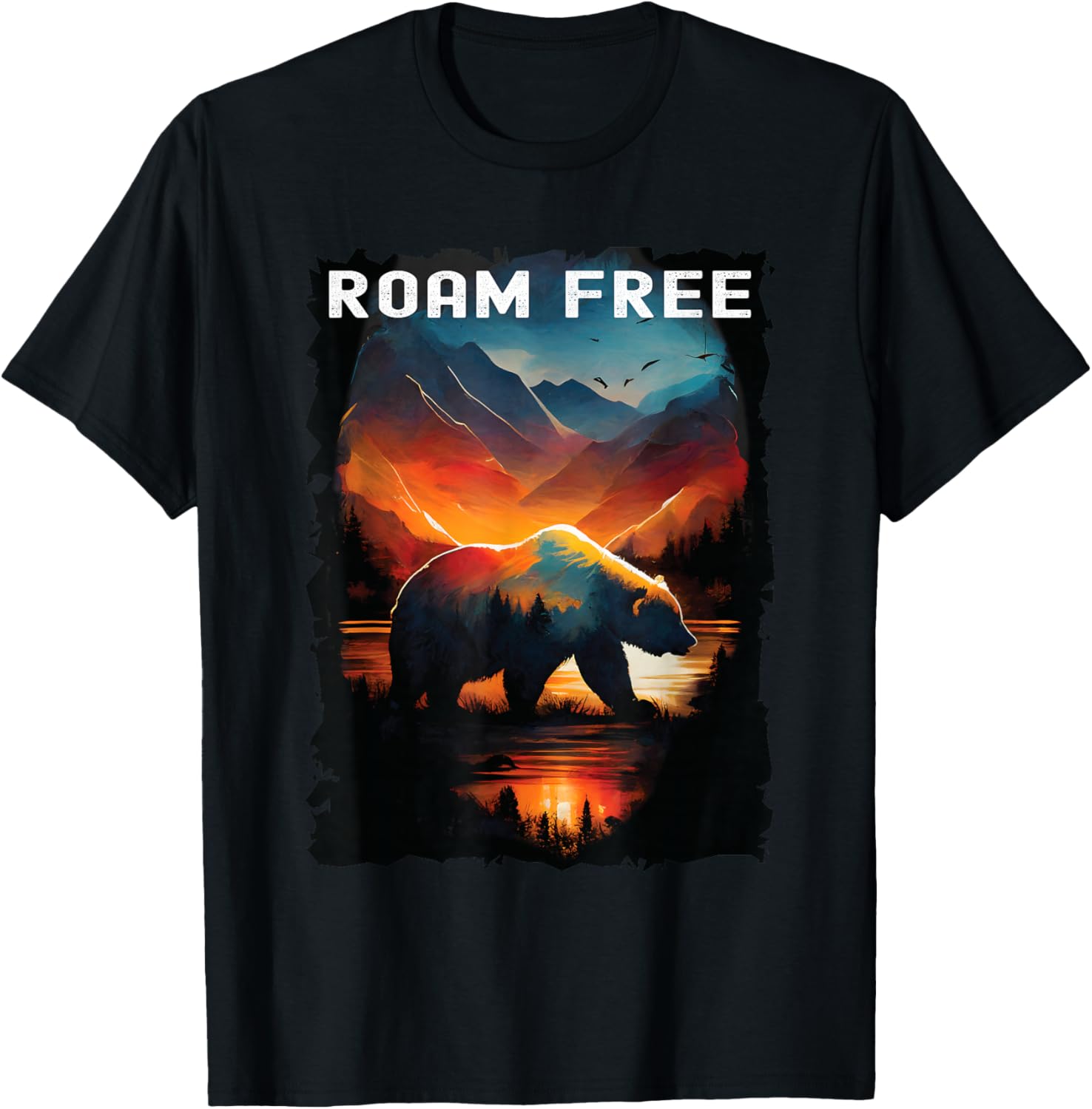 Roam Free bear hiking camping mountains