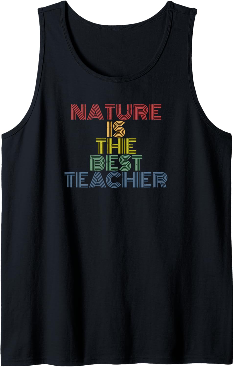 Nature Is The Best Teacher hiking camping retro vintage