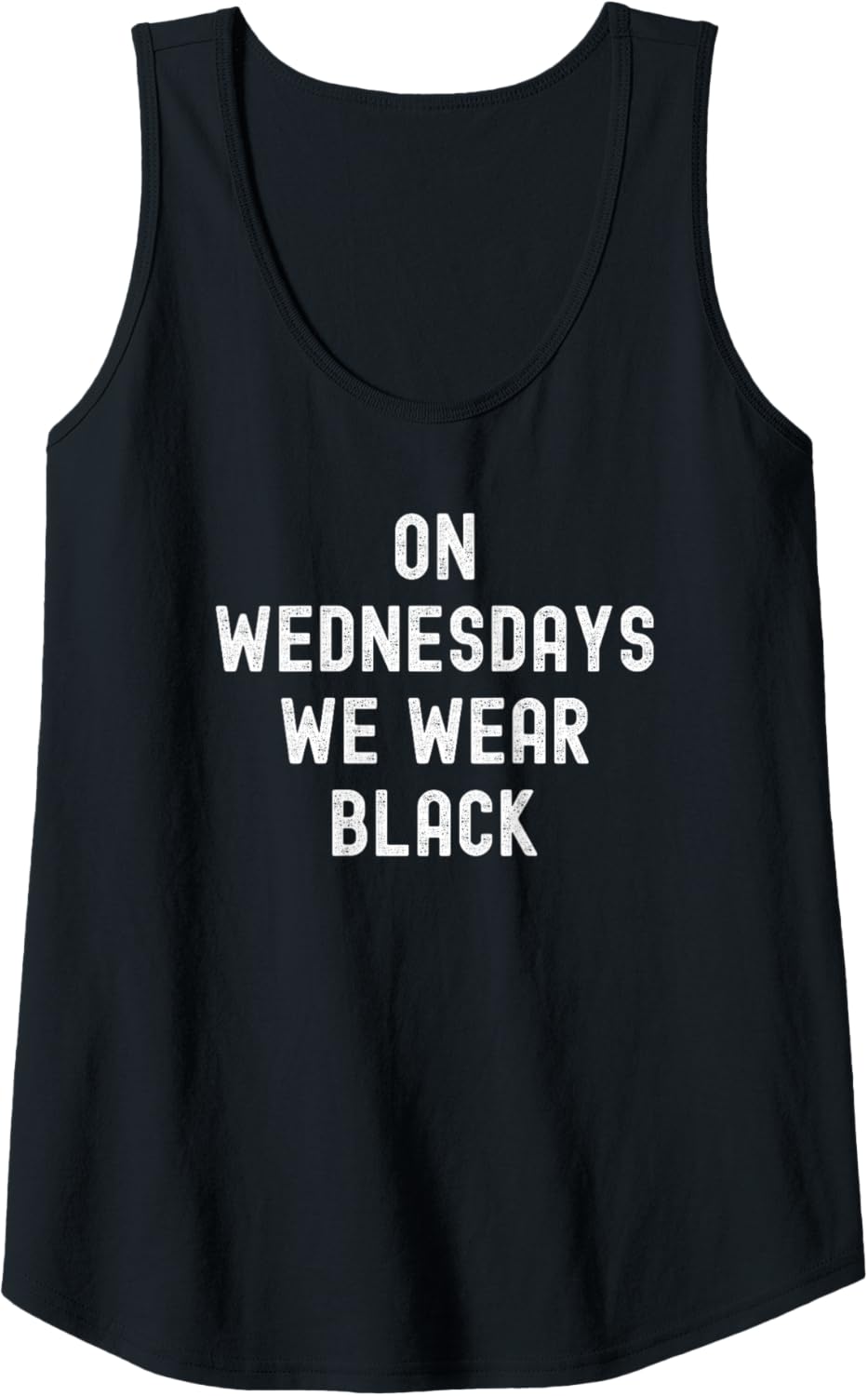 On Wednesdays We Wear Black Funny Goth Retro Quote Design