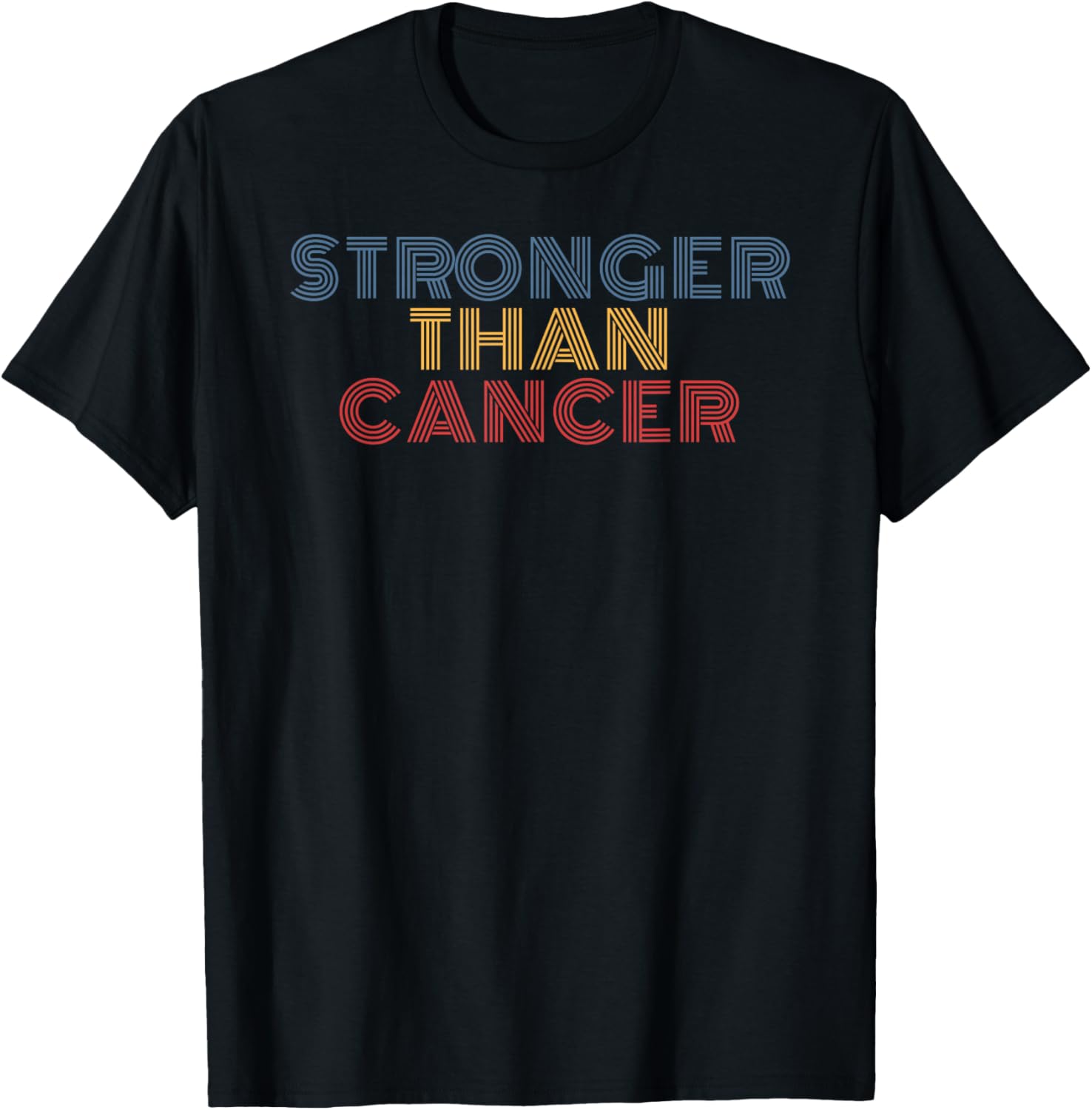 Stronger Than Cancer retro 70s vintage