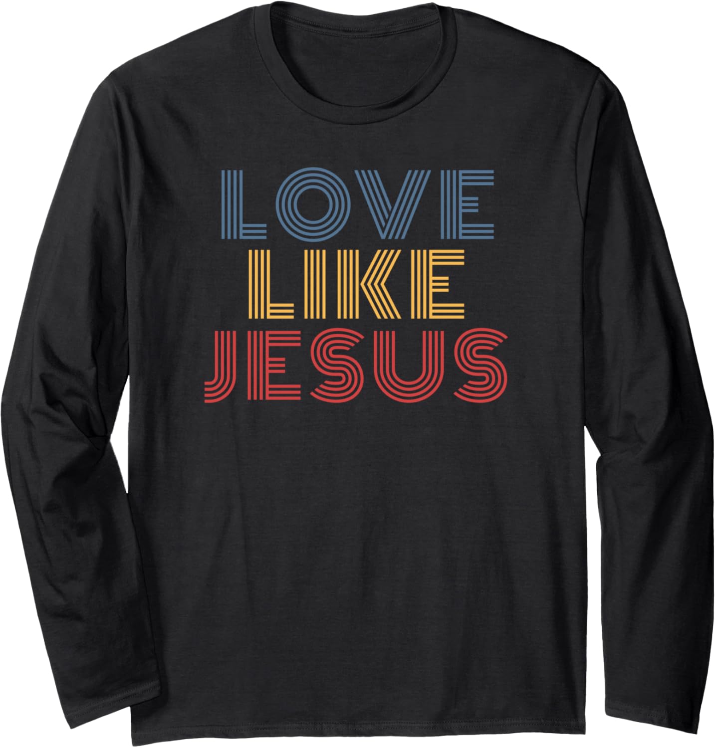 Love Like Jesus retro 70s vintage