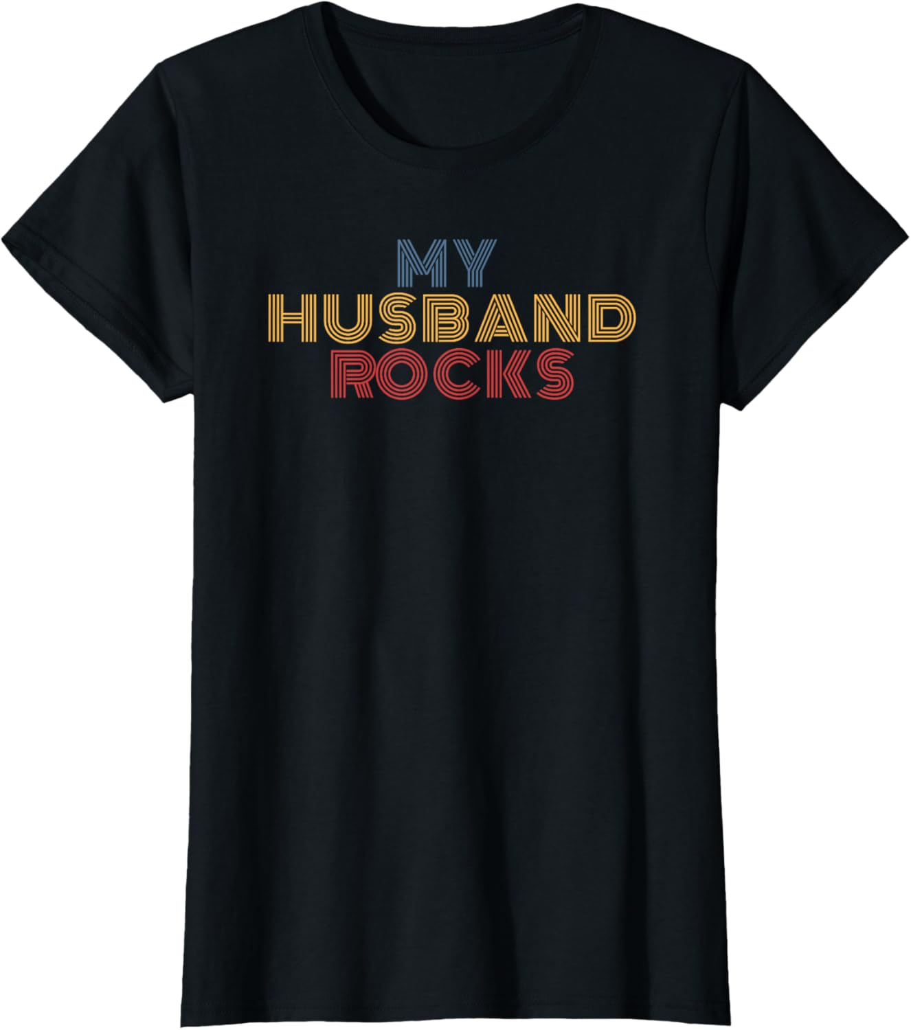 My Husband Rocks Funny Wife Anniversary Graphic