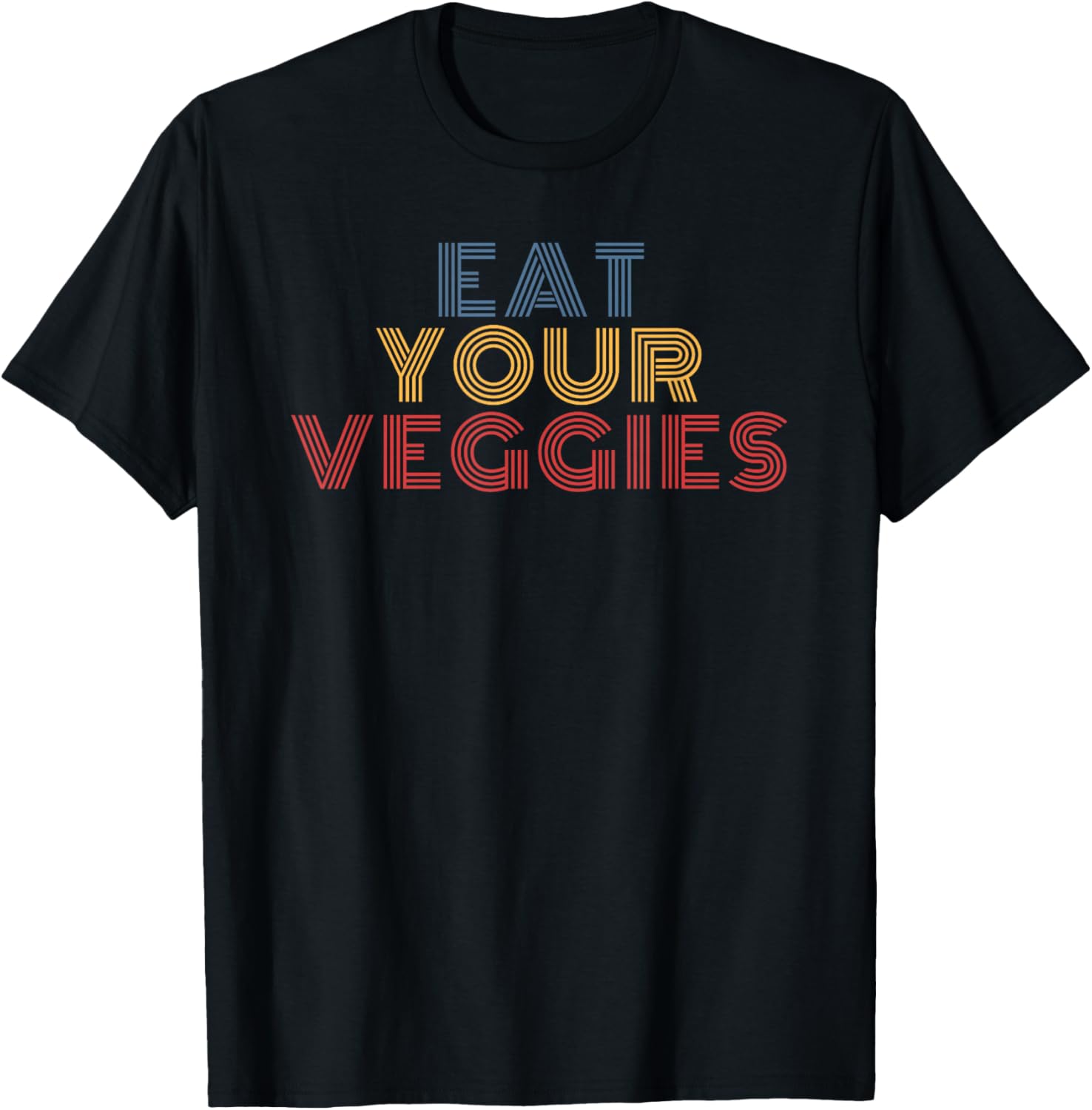 Eat Your Veggies retro 70s vintage
