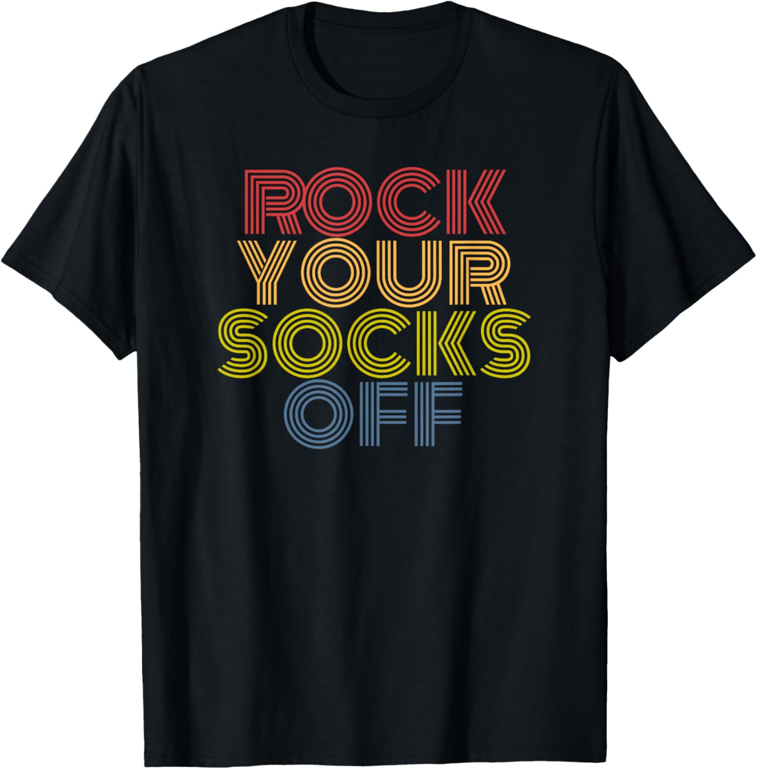 Rock Your Socks Off Retro Typography Design