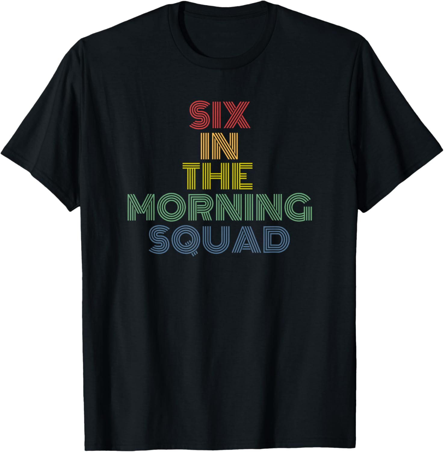 Six In The Morning Squad retro 70s vintage