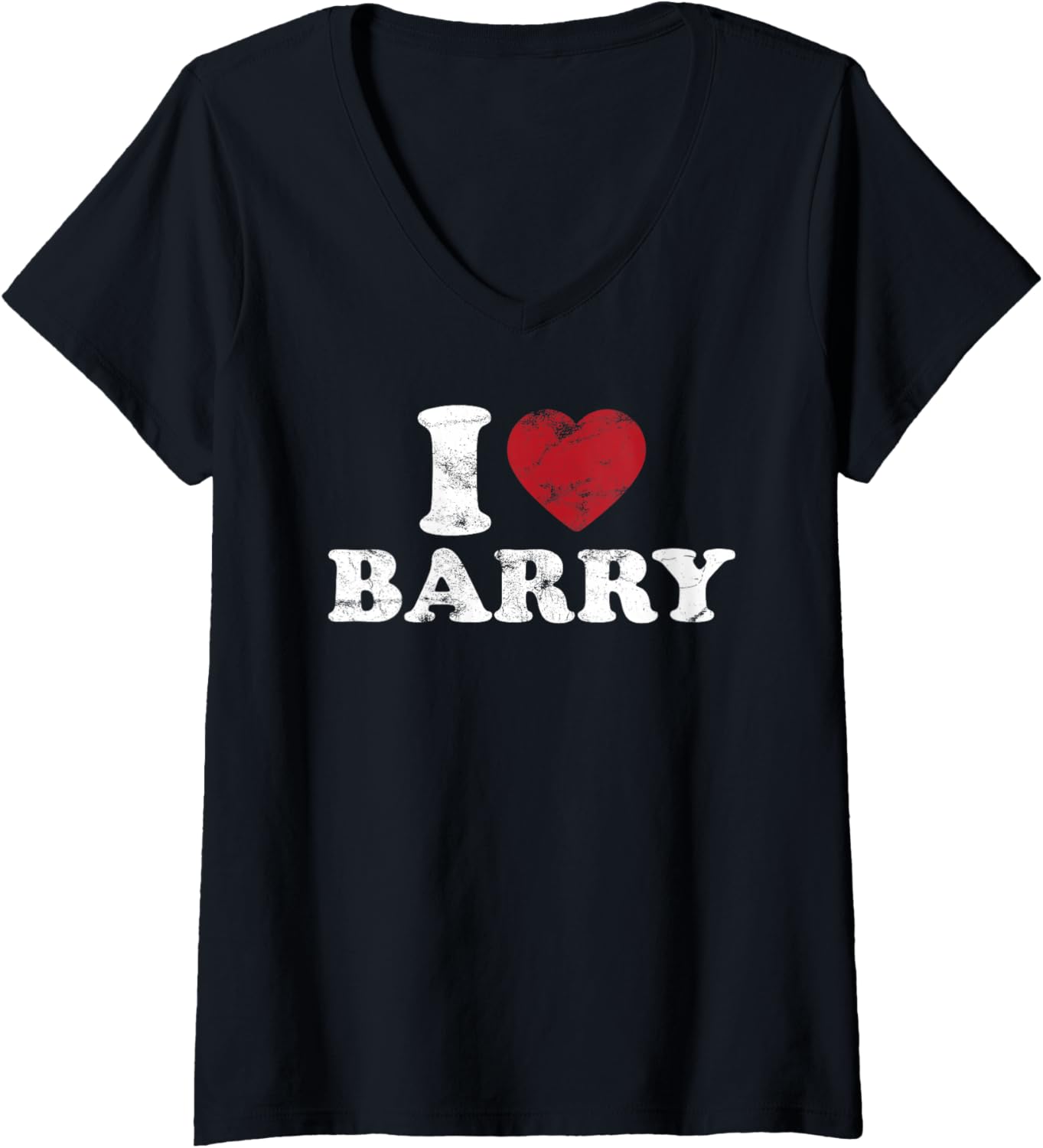 I Love Barry, I Heart Barry Red Heart