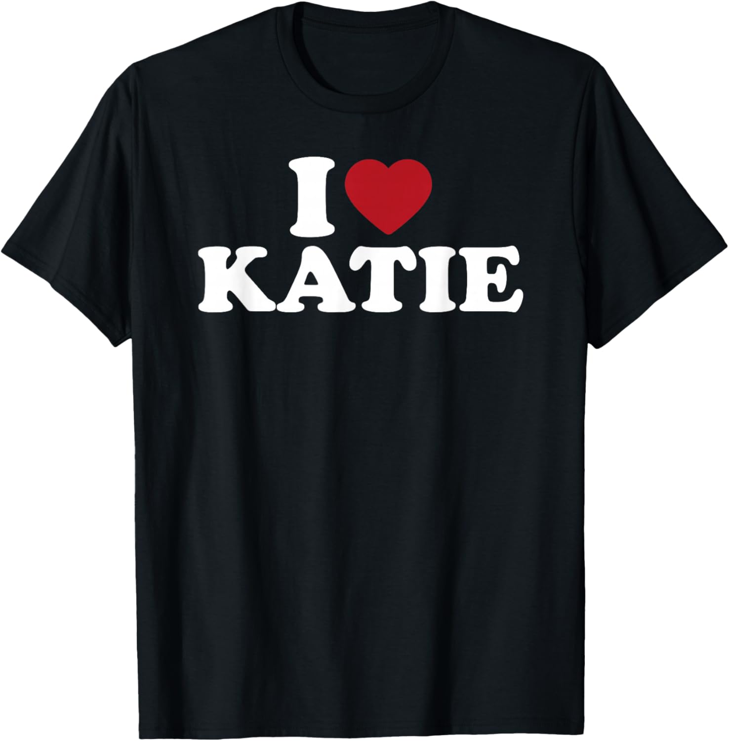 I Love Katie, I Heart Katie Red Heart