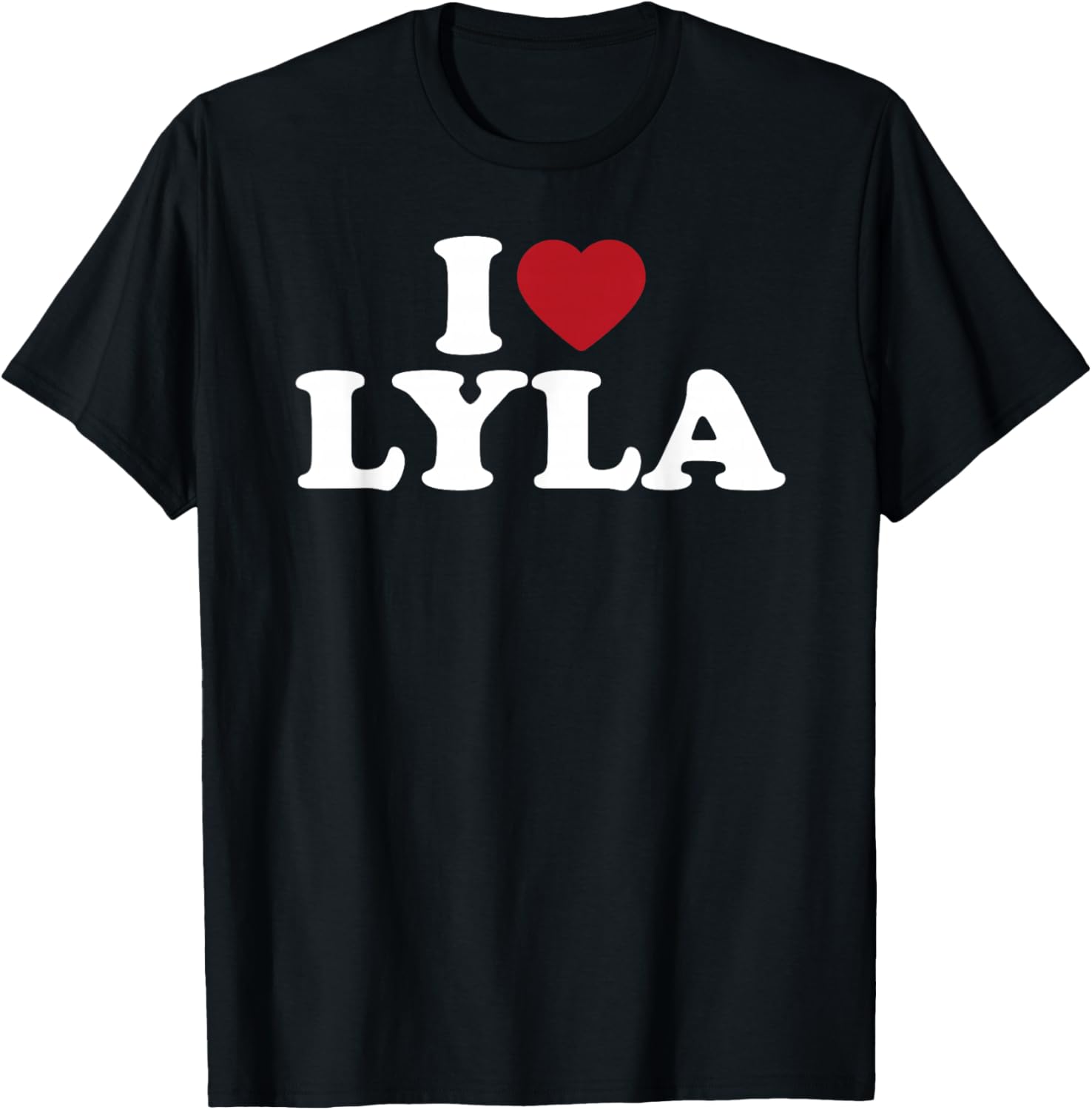 I Love Lyla, I Heart Lyla Red Heart