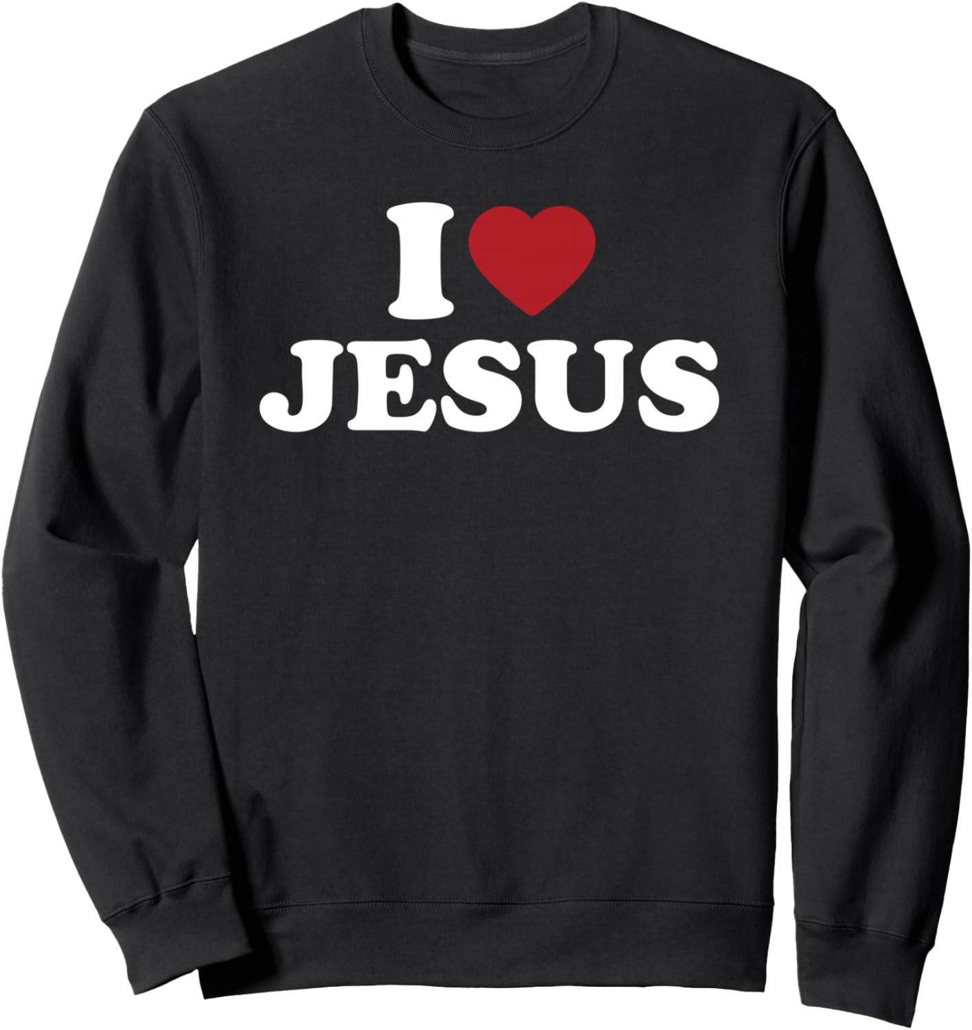 I Love Jesus Christian Faith Worship Prayer Retro Heart