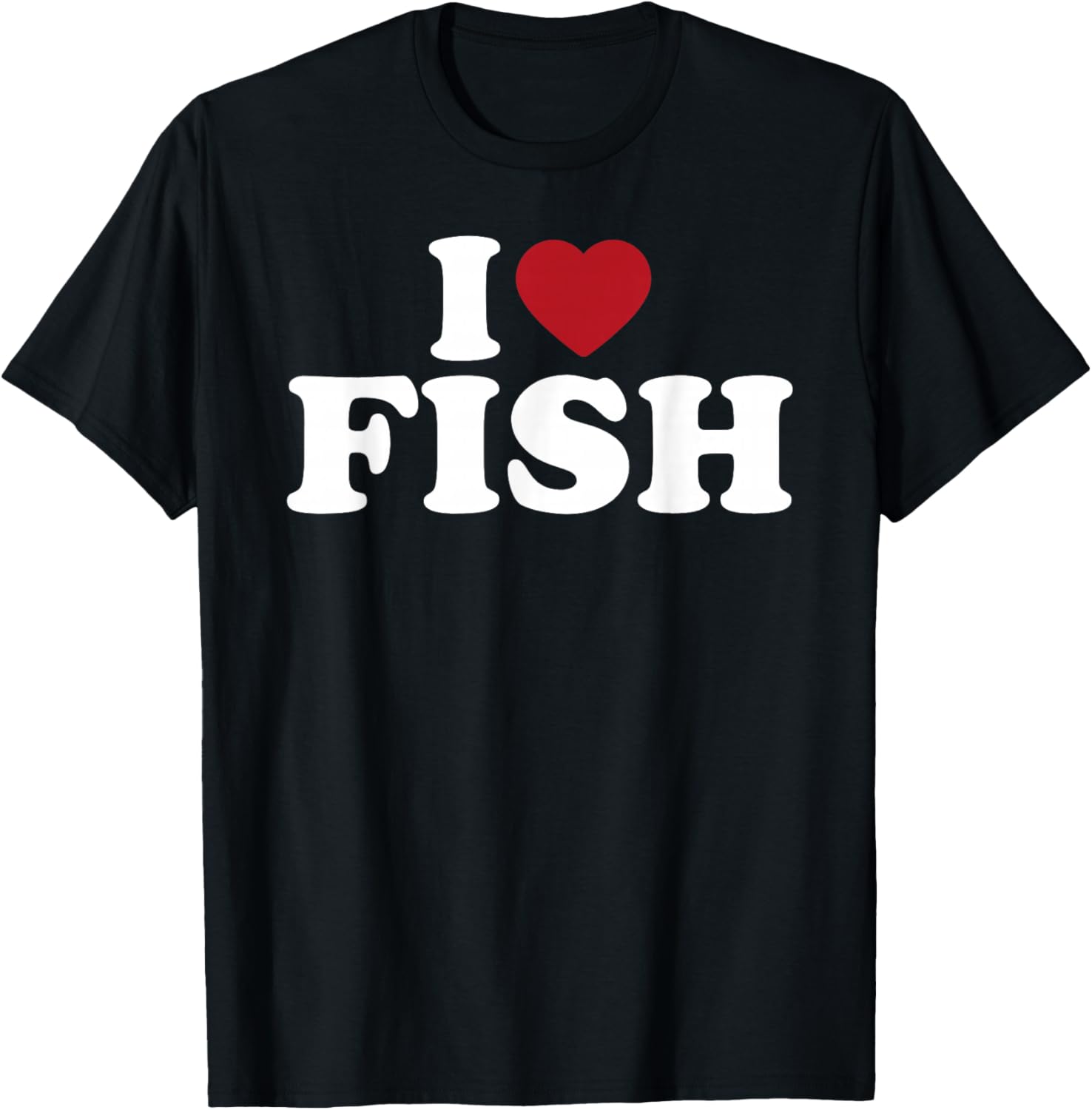 I Love Fish Funny Seafood Fishing Humor Design