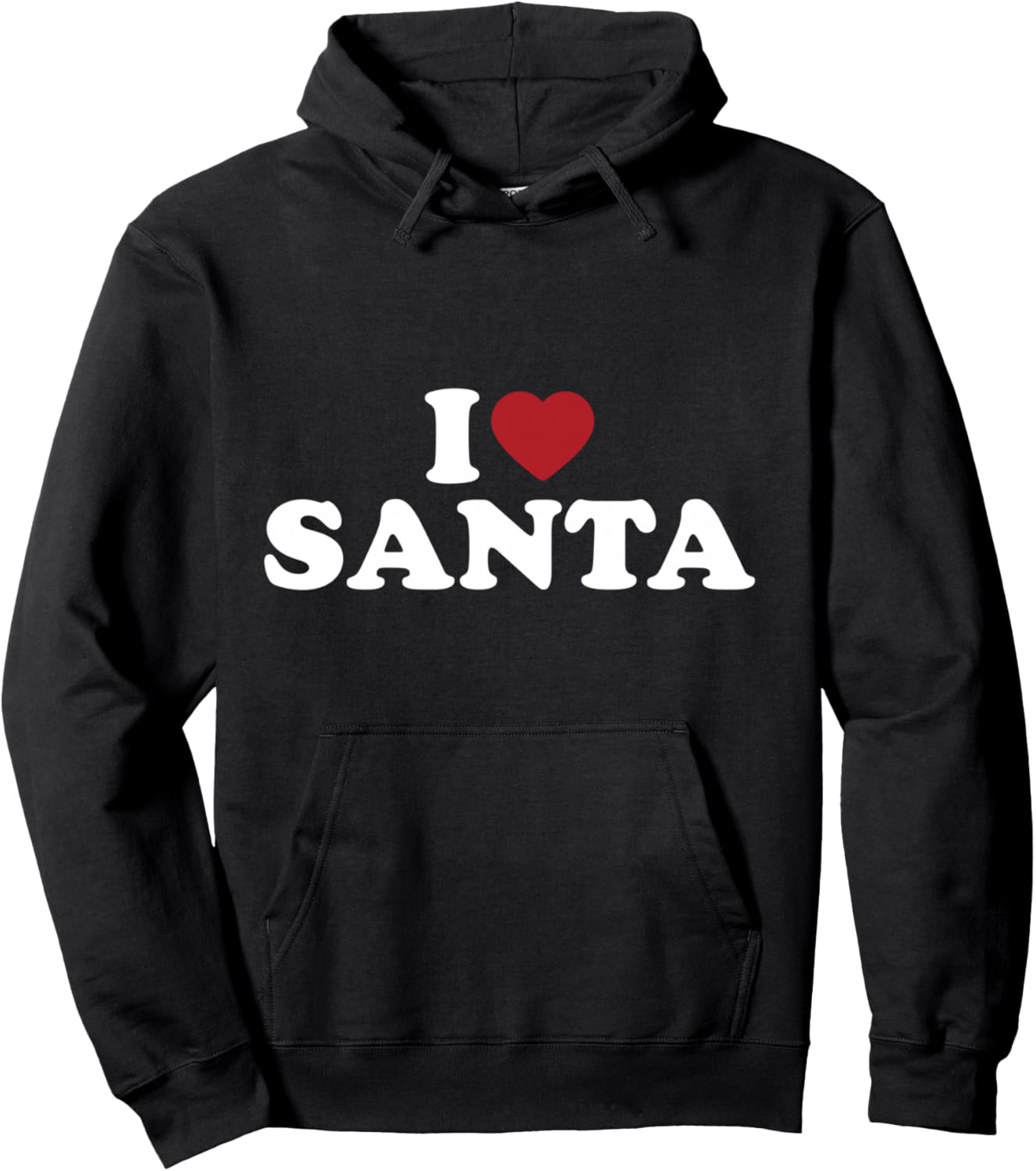 I Love Santa Christmas Holiday Phrase