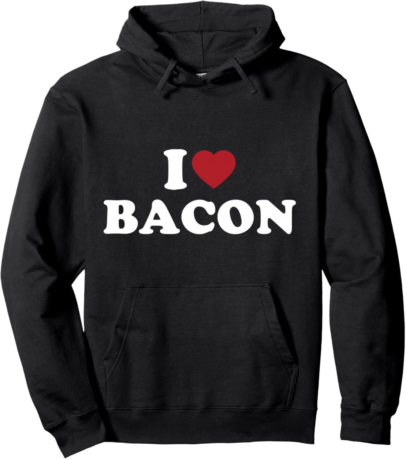 I Love Bacon Funny Breakfast Food Retro Phrase