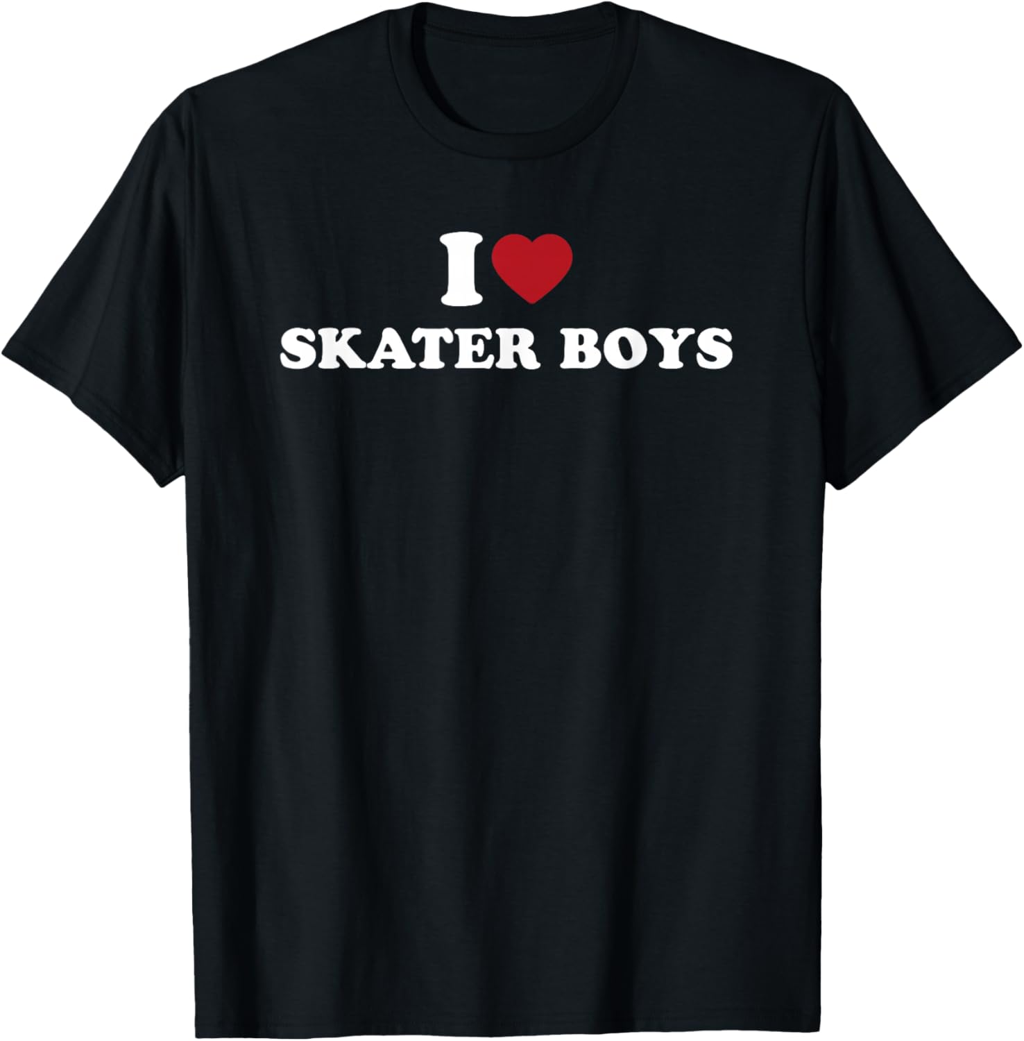 I Love Skater Boys Funny Skateboard Crush Design