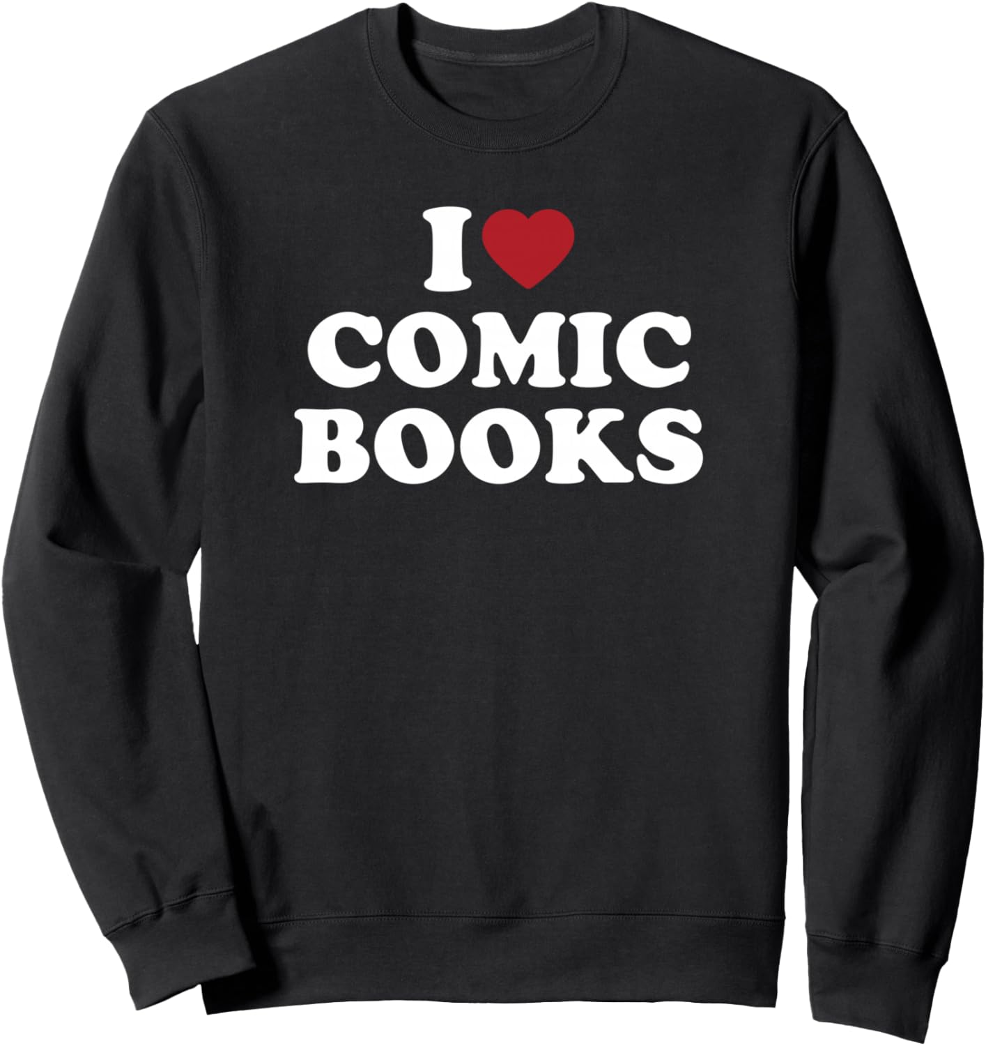 I Love Comic Books Graphic Novel Fan Print
