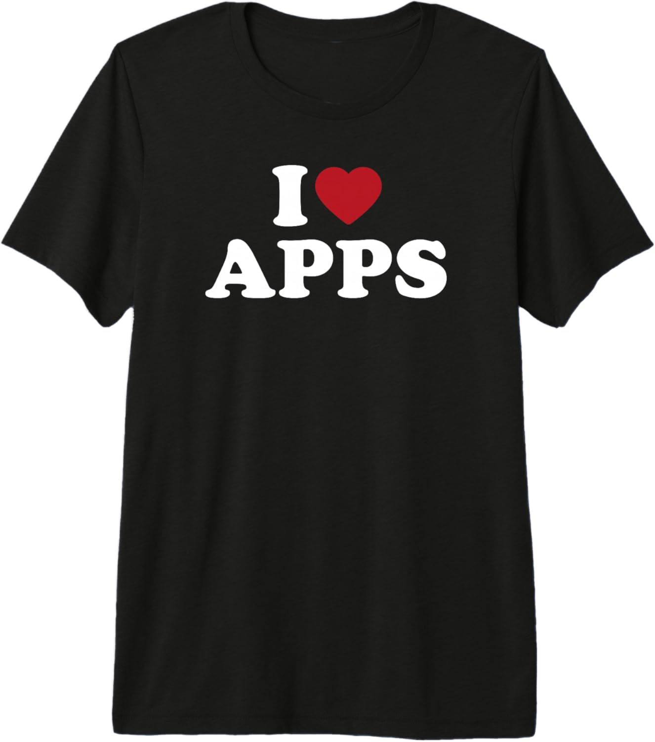 I Love Apps Funny Computer Geek Nerd
