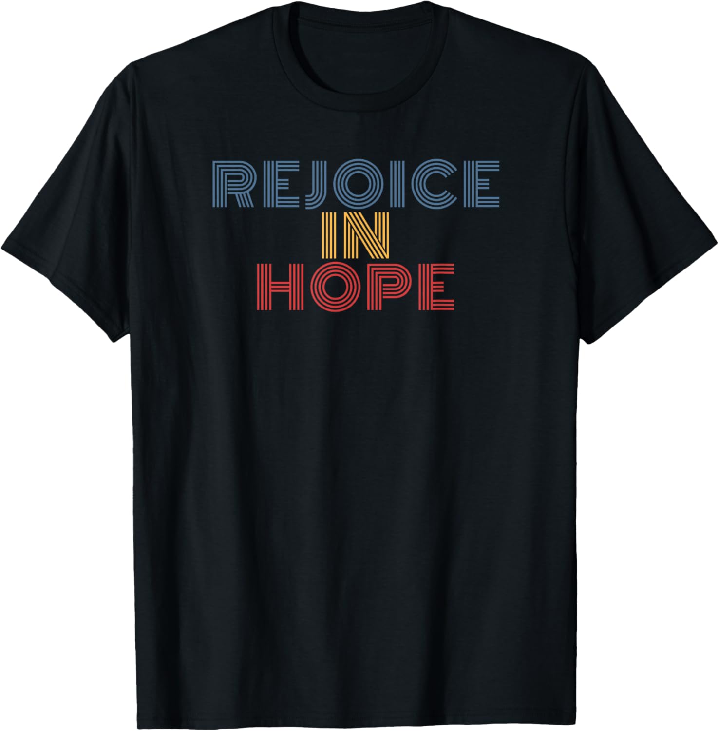 Rejoice In Hope Christian Inspirational Religious Retro