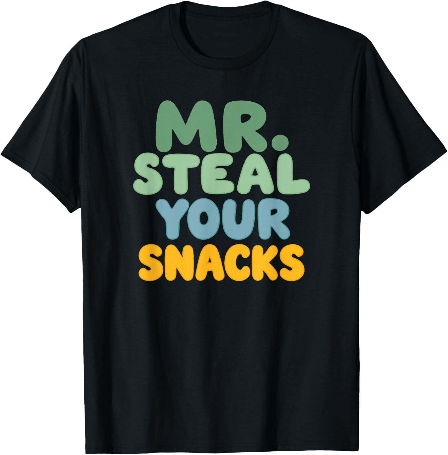 Mr. Steal Your Snacks Funny Food Snack Humor Cute Retro