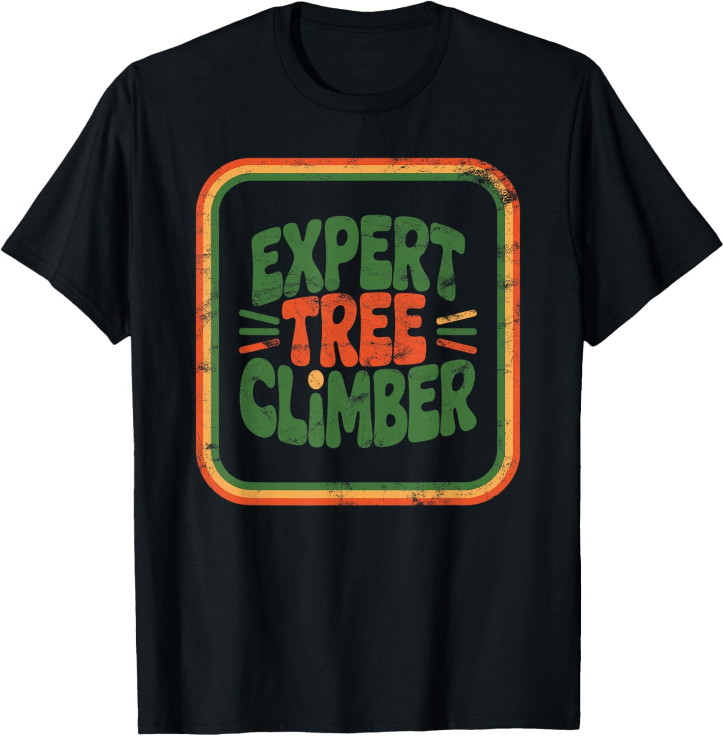 Expert Tree Climber Retro Outdoor