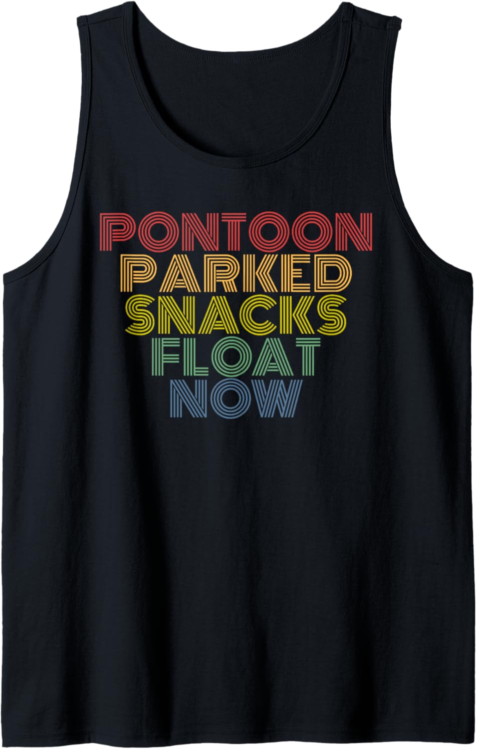 Pontoon Parked Snacks Float Now Retro Summer Vibes