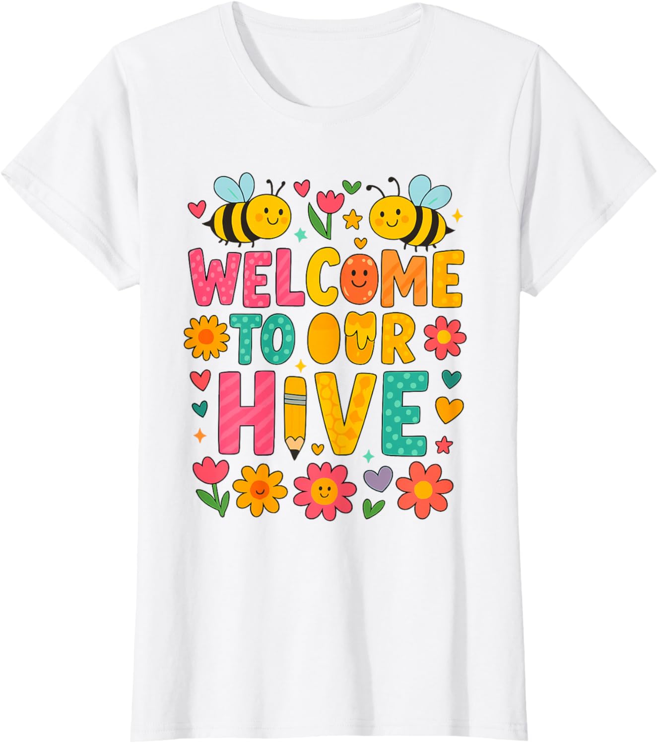 Welcome To Our Hive Bee Teacher Classroom Honey Pencil