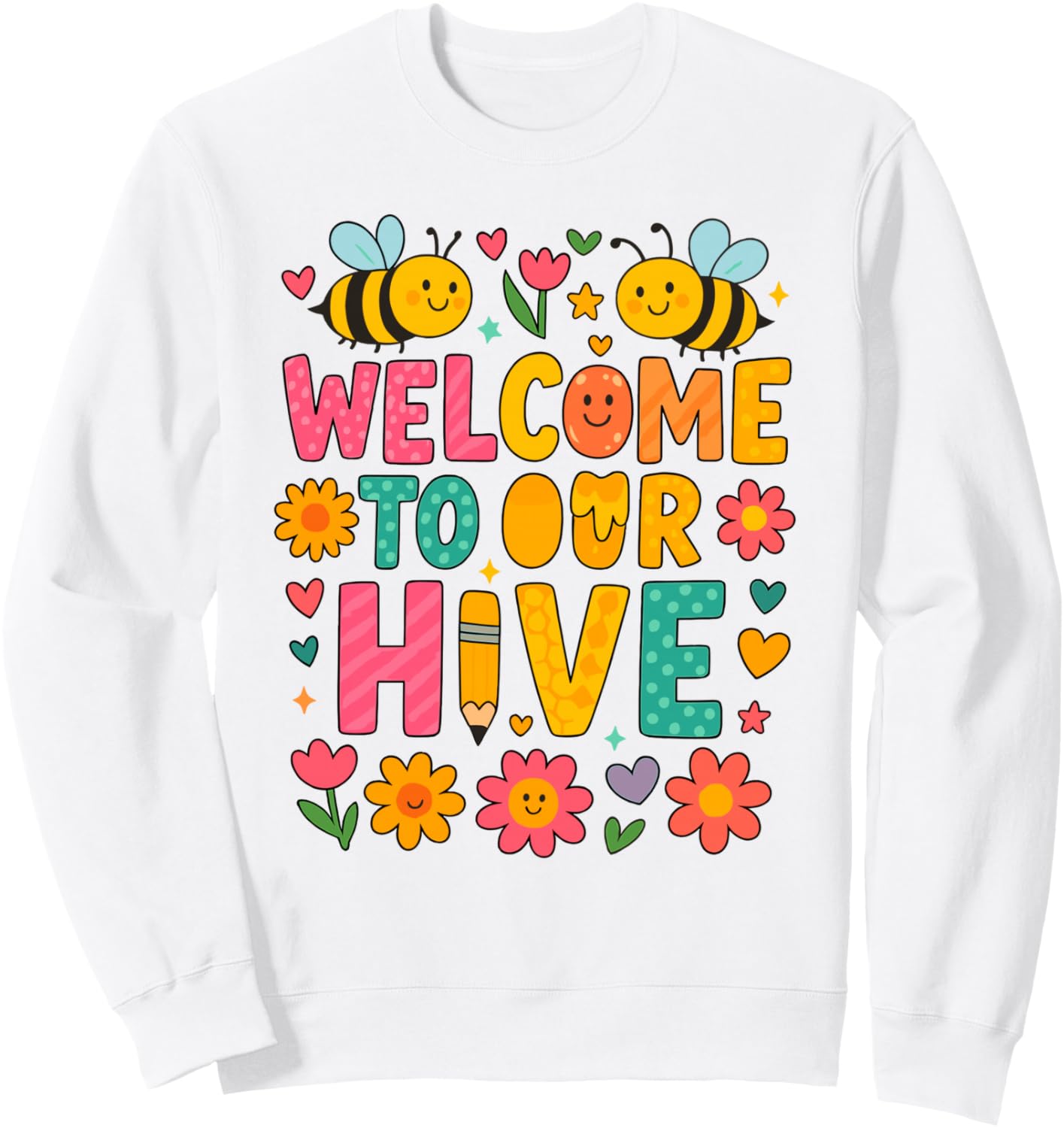 Welcome To Our Hive Bee Teacher Classroom Honey Pencil