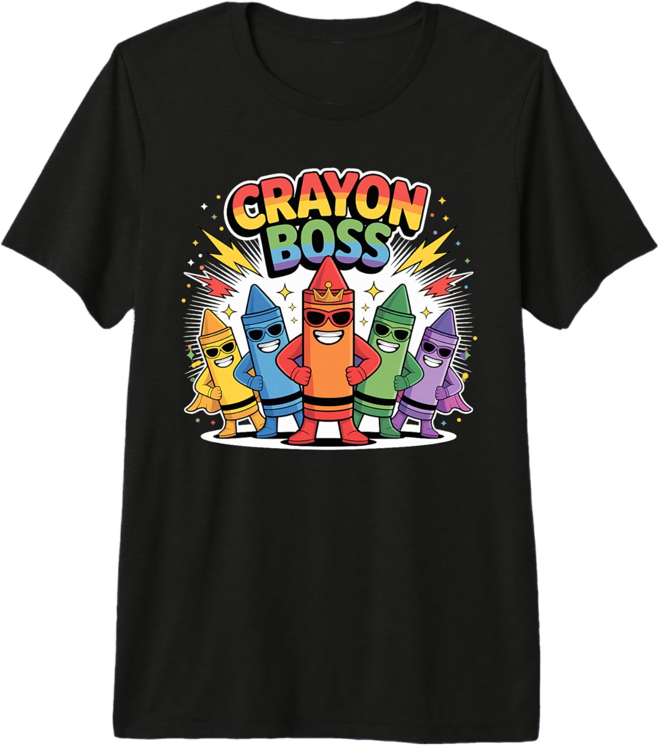 Crayon Boss Rainbow Superhero Crayon Squad Kids