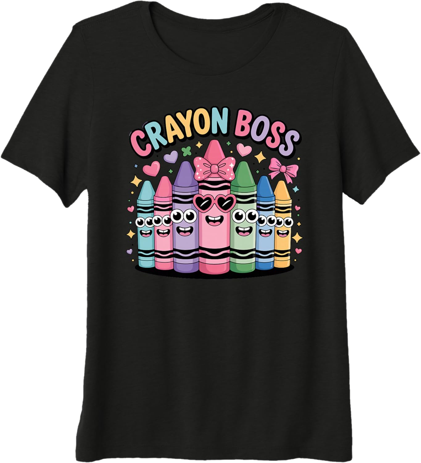Crayon Boss Heart Eyes Cute Classroom Style