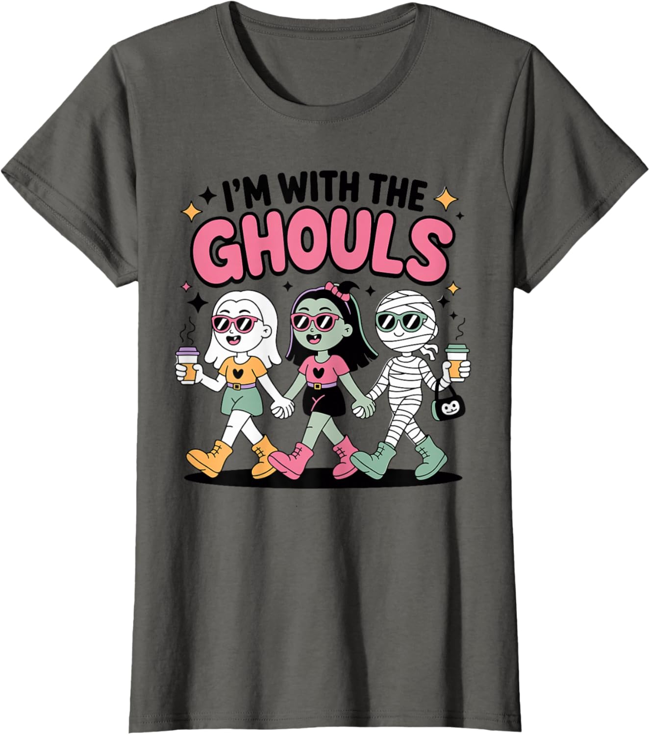 Halloween Ghoul Squad Girls Spooky Cute Matching
