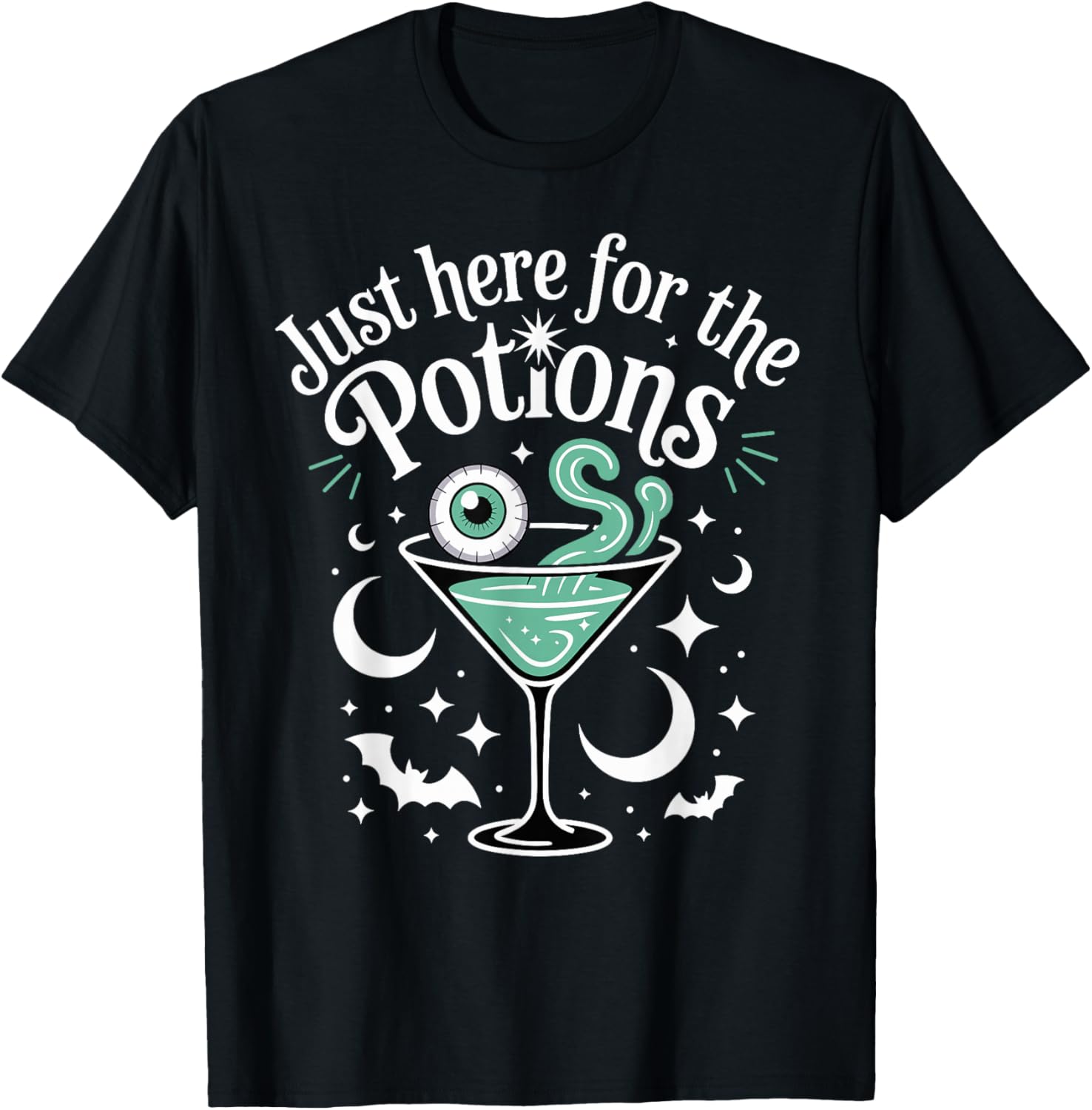 Just Here For The Potions Halloween Drink Humor