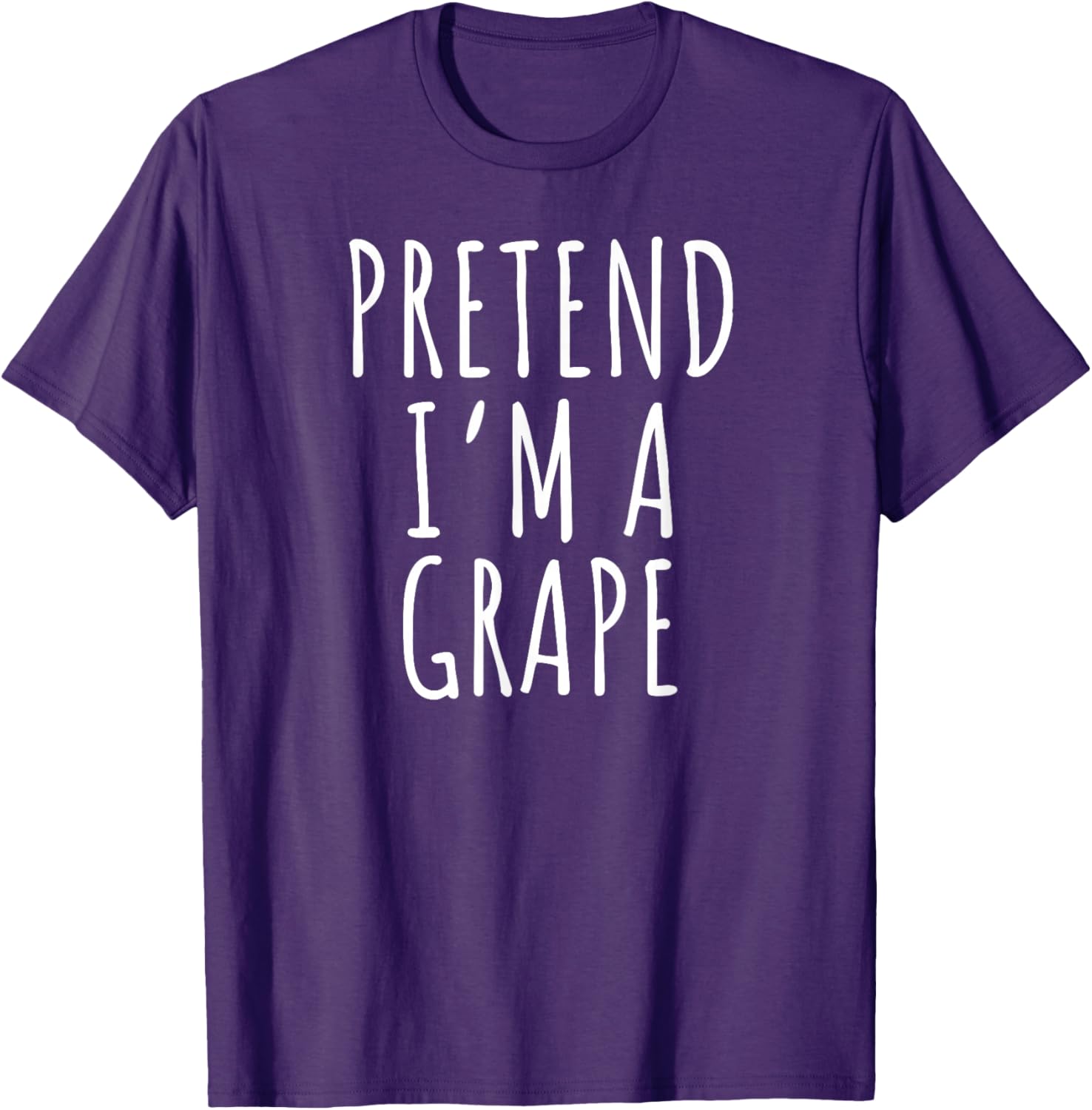 Pretend I'm A Grape Funny Halloween Costume