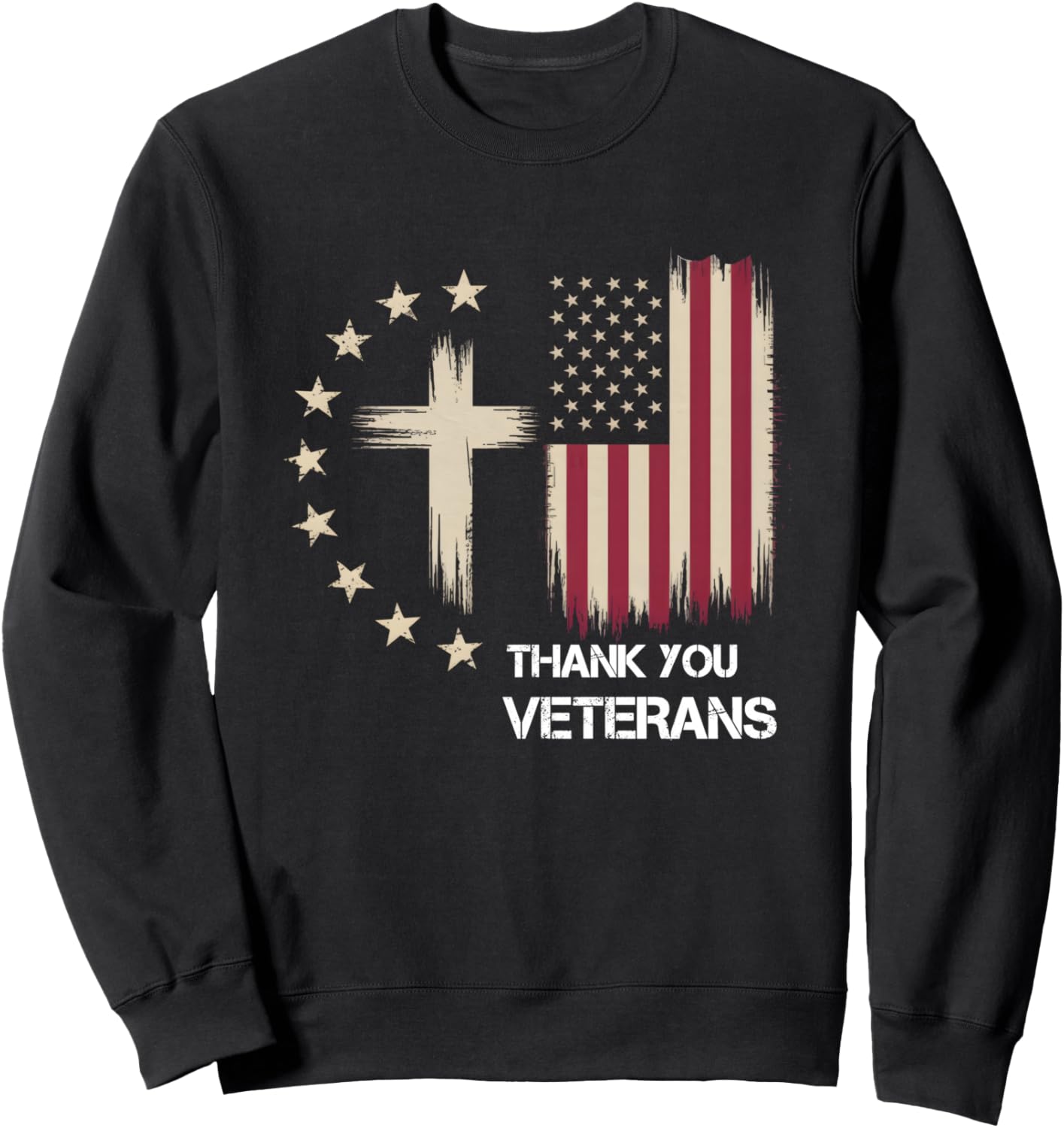 Thank You Veterans Christian American Flag Military Support