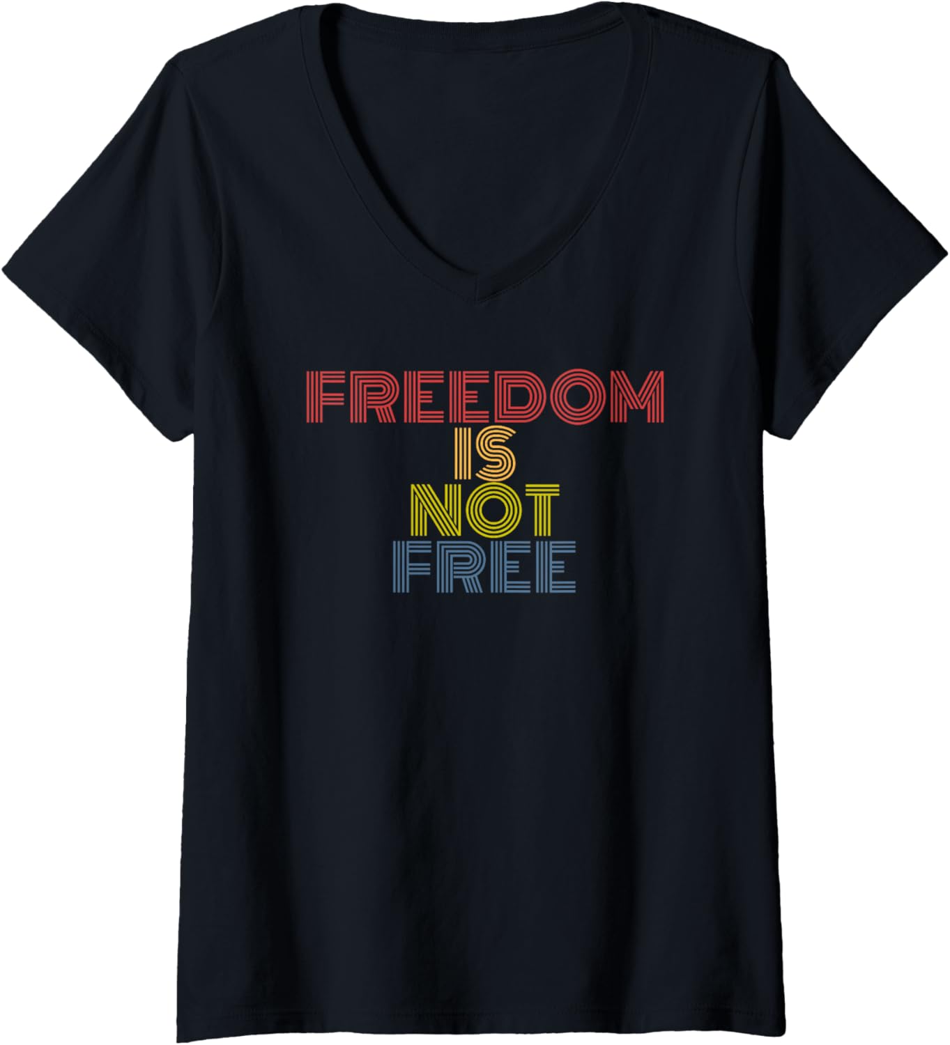 Freedom Is Not Free retro 70s vintage