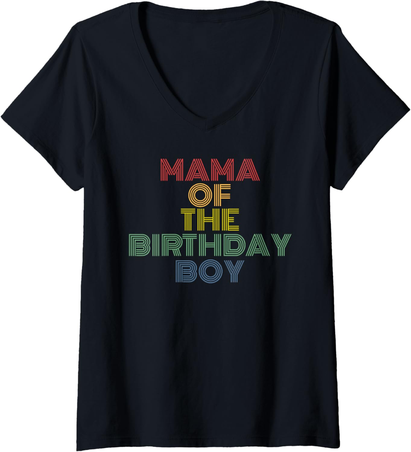 Mama Of The Birthday Boy retro 70s vintage