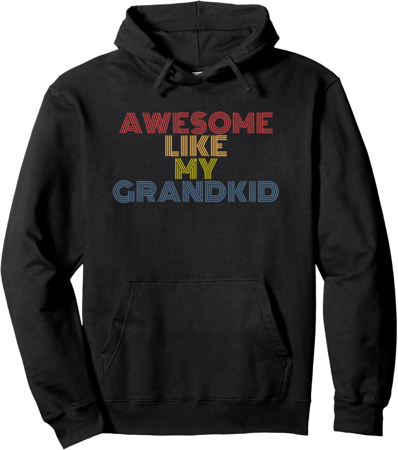 Awesome Like My Grandkid retro 70s vintage grandparent
