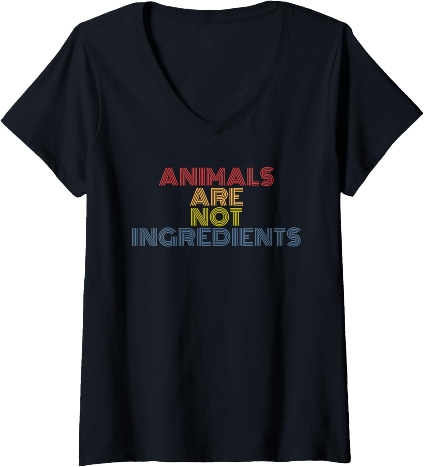 Animals Are Not Ingredients retro 70s vintage