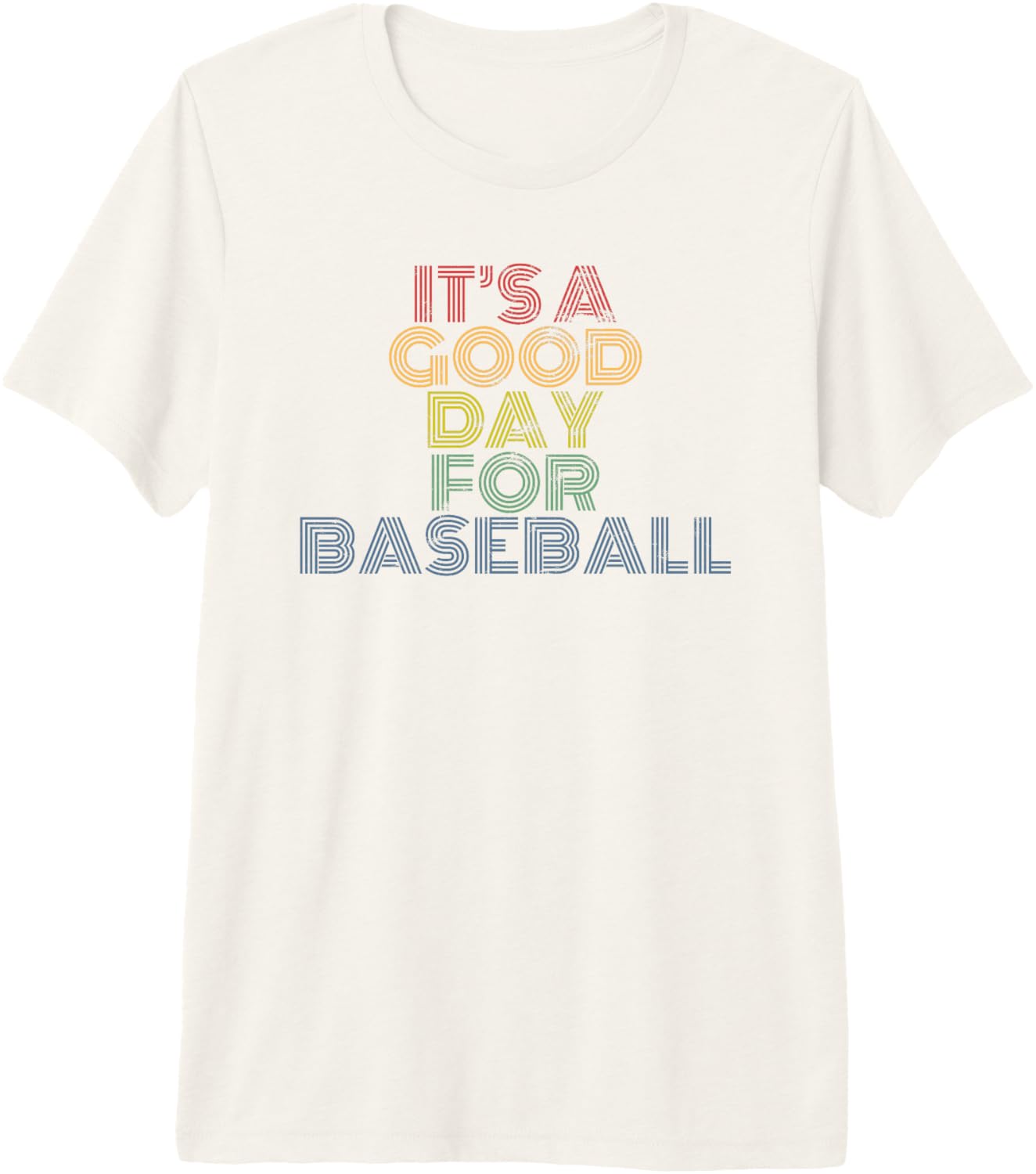 It's A Good Day For Baseball retro 70s vintage distressed